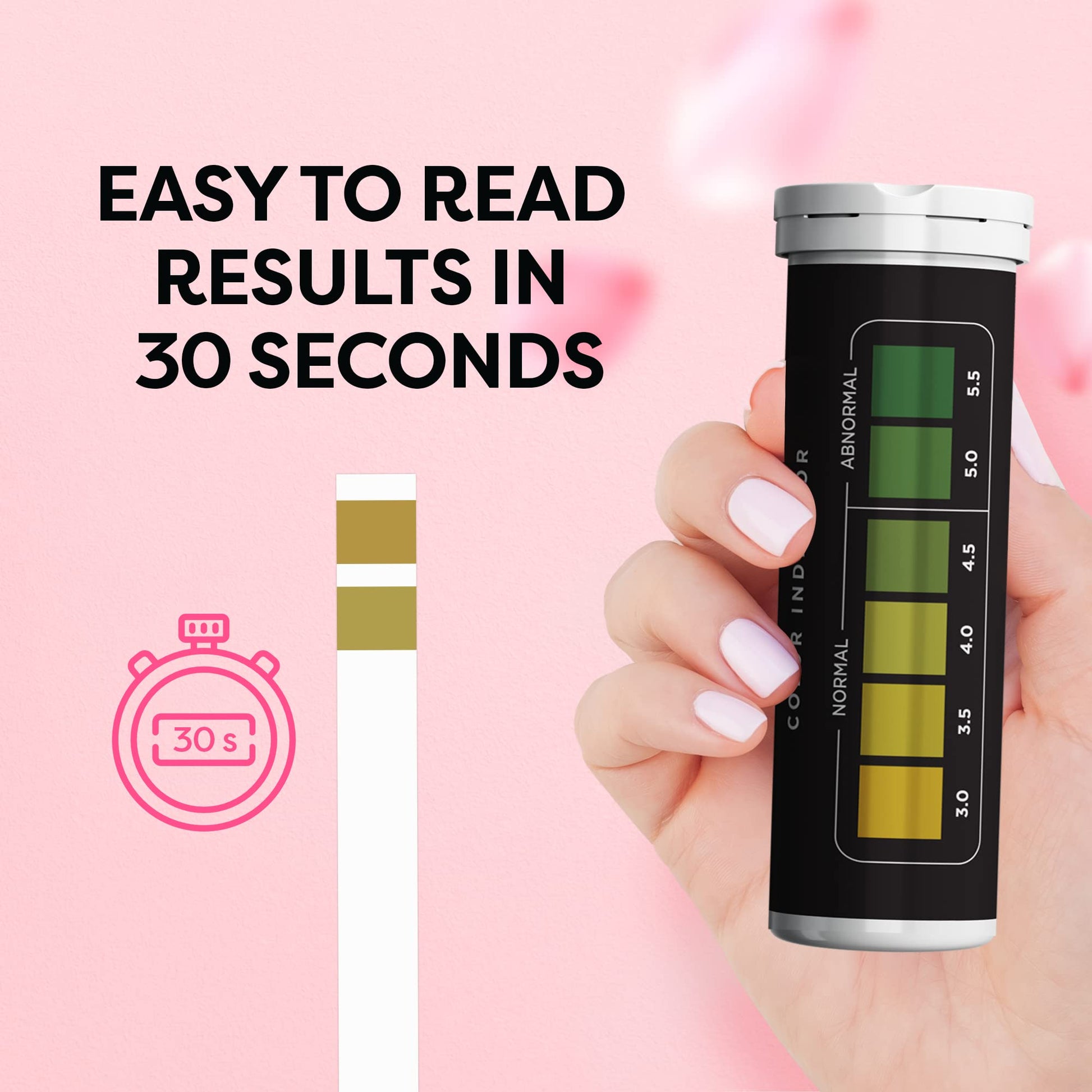 ACE NUTRITION pHresh Boric Acid Suppositories & Vaginal pH Test Strips Bundle - AB Mystery