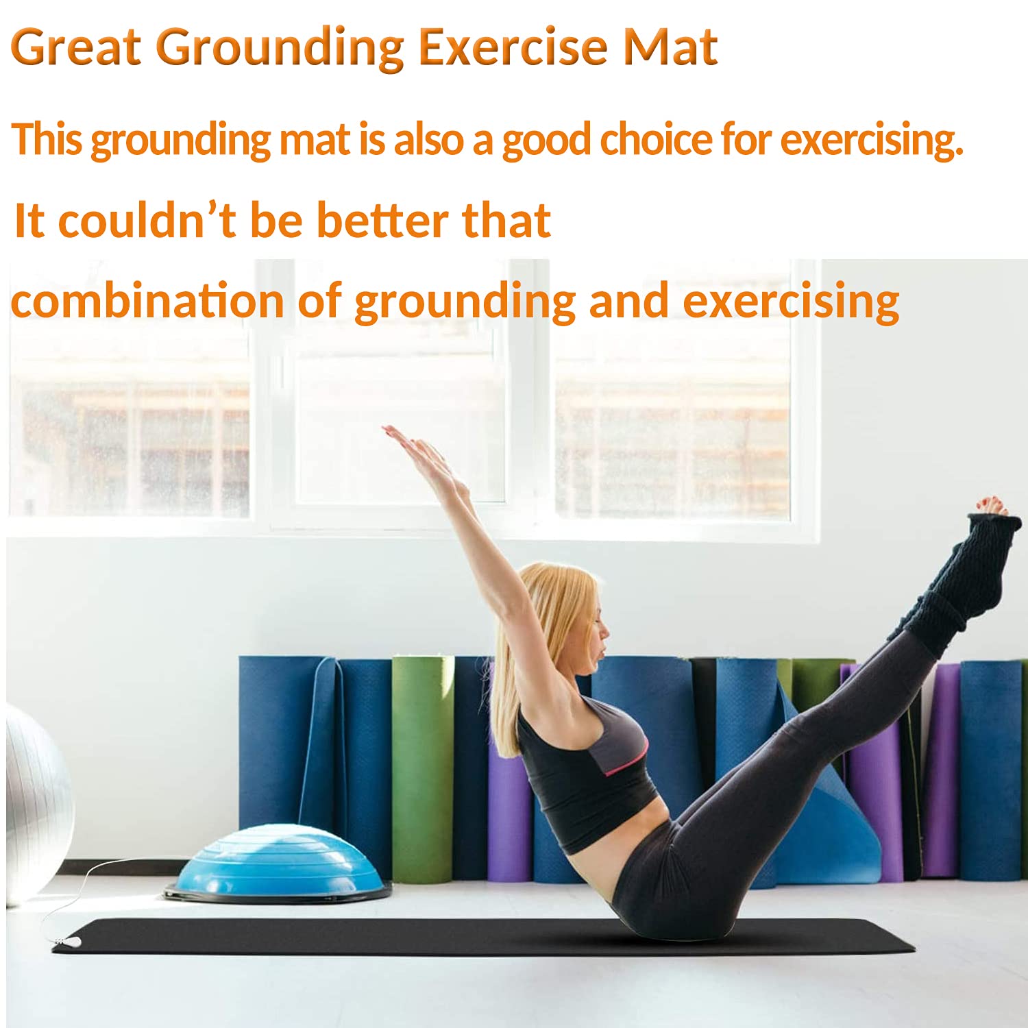 Grounding Mat for Improving Sleep, Grounding Pad for Health, Grounding Bed Mat with Grounding Cord - AB Mystery
