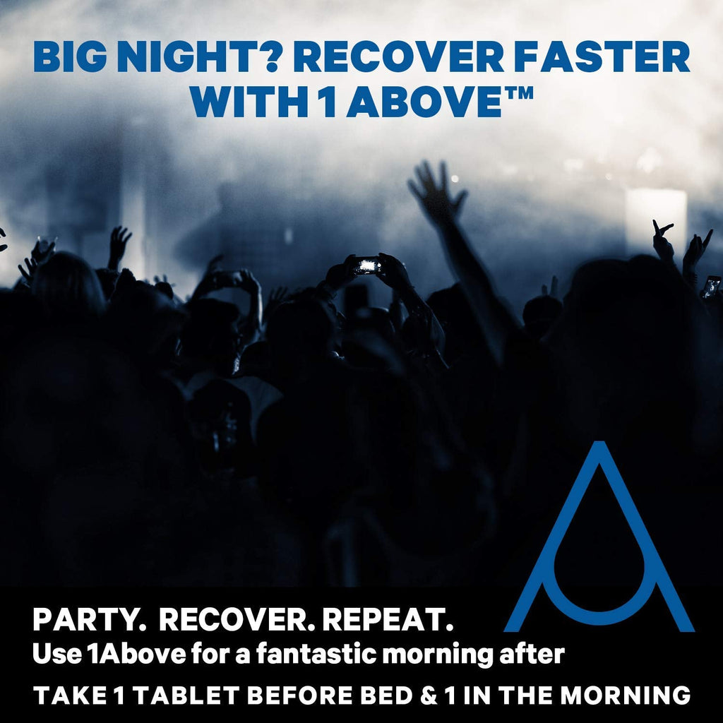 1Above Jet Lag Relief Tablets - Citrus-Flavored Effervescent Multivitamin with Pycnogenol Travel Supplement for Hydration, Energy - AB Mystery