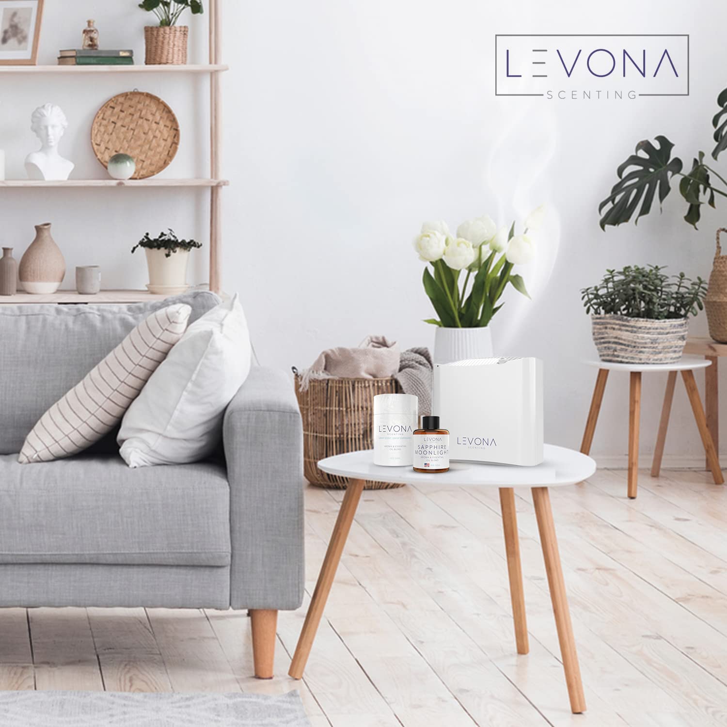 Levona Scent Pure Essential Oils For Diffusers For Home, Hotel & Office - Sapphire Moonlight Essential Oil - AB Mystery