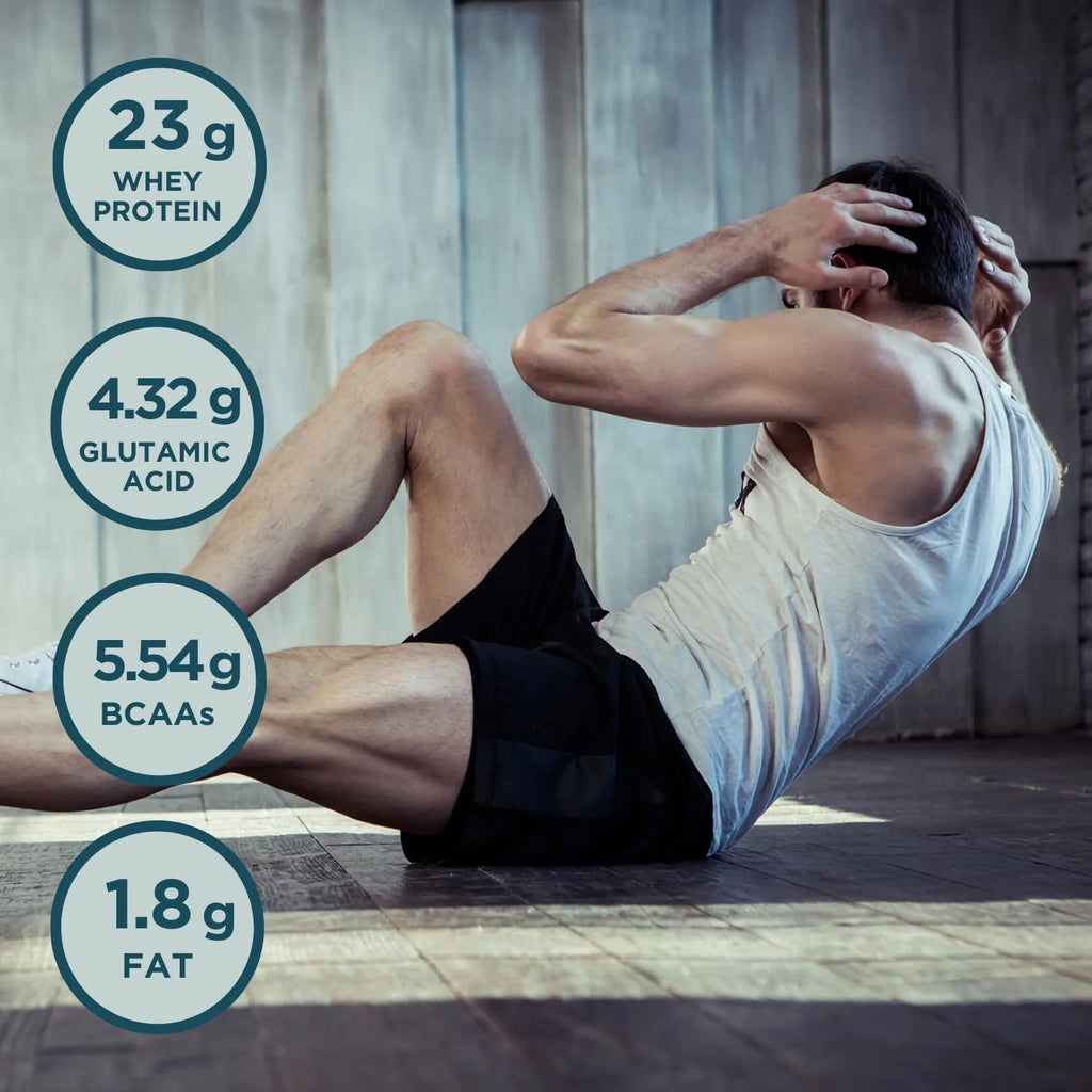 Kinetica Vanilla Whey Protein Powder | 4.5kg | 23g Protein per Serving | 150 Servings Kinetica