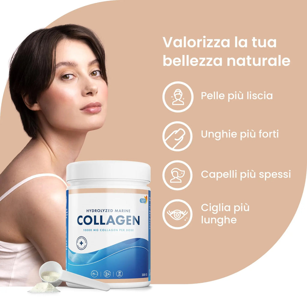 100% Marine Collagen Powder 300g I Pure Hydrolyzed Collagen Powder (Type I & III) - AB Mystery