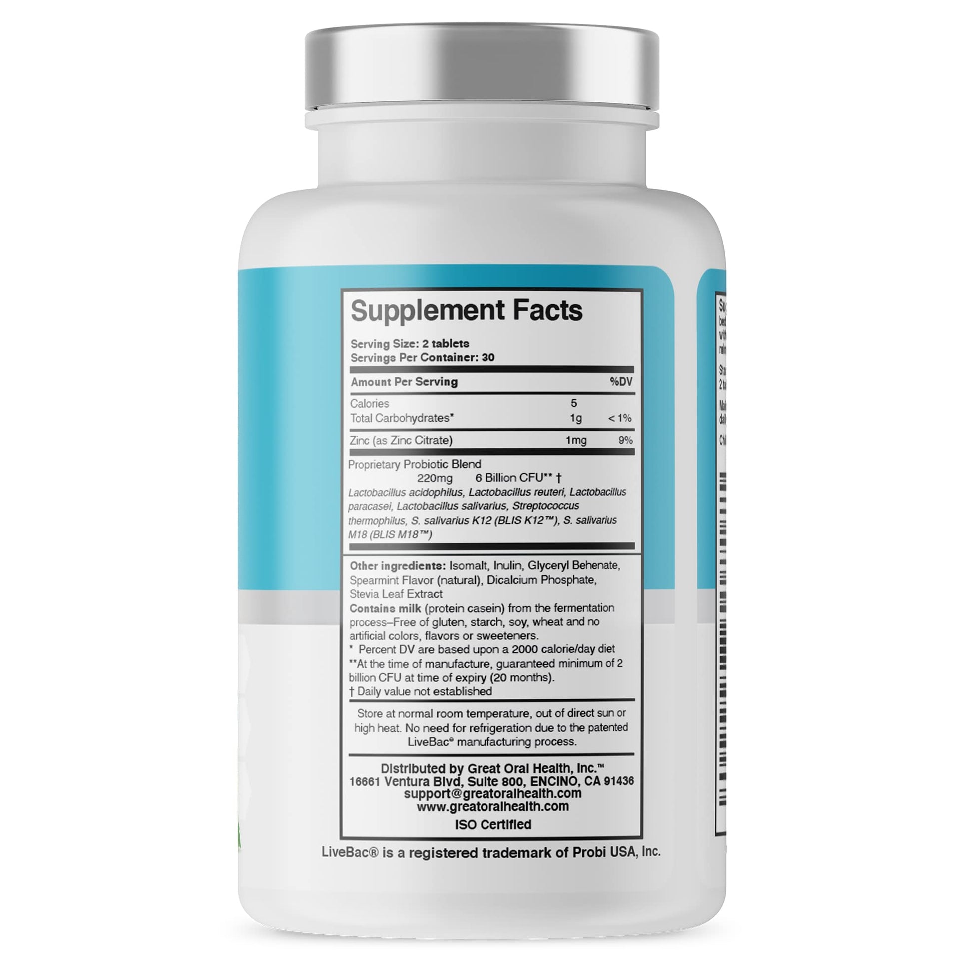 Oral Probiotics for Mouth Bad Breath Treatment for Adults: Dentist Formulated Advanced - AB Mystery