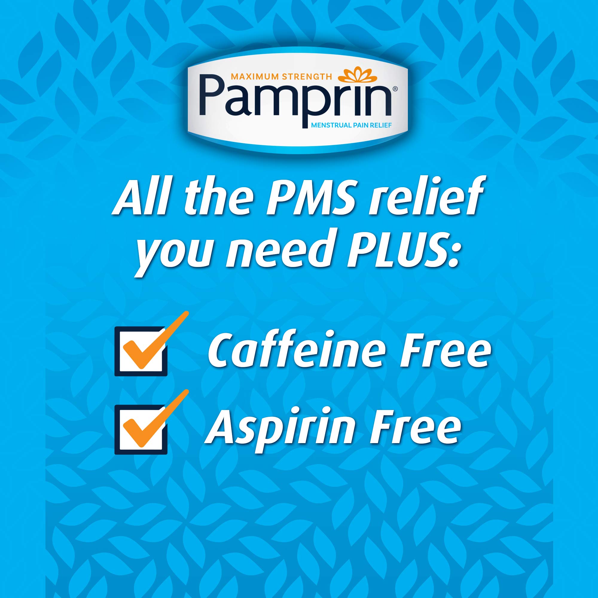 Pamprin Multi-Symptom Formula, with Acetaminophen, Menstrual Period Symptoms Relief Including Cramps - AB Mystery