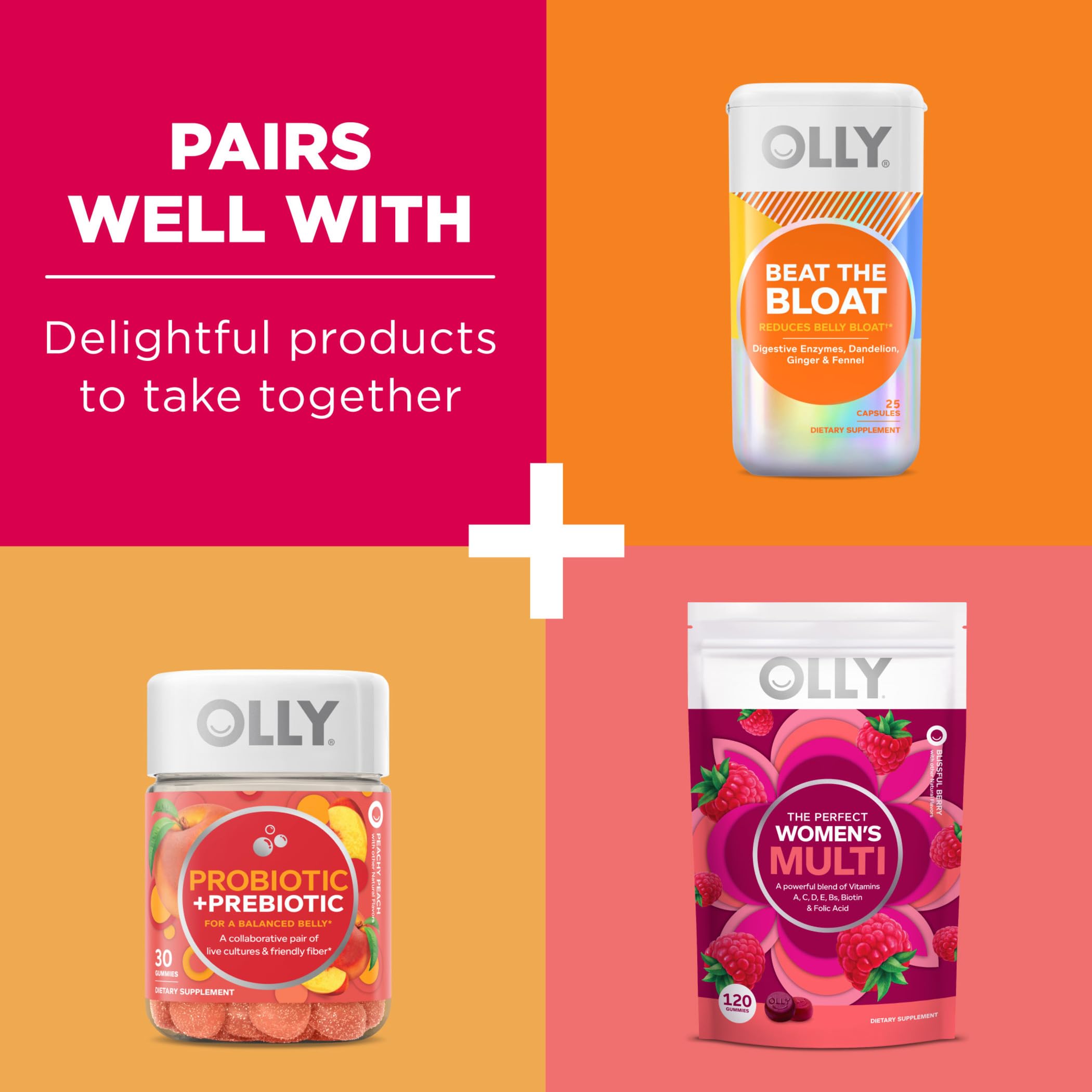 OLLY Metabolism Gummy Rings, Apple Cider Vinegar, Vitamin B12, Chromium, Energy - AB Mystery