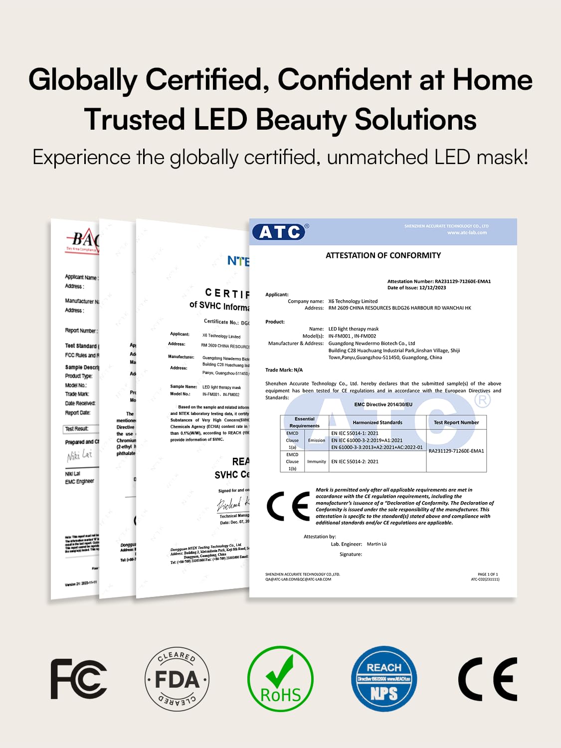 INIA GLOW Light Therapy Mask for Face, LED Mask with Red Blue Green Light and Advanced Near-Infrared - AB Mystery