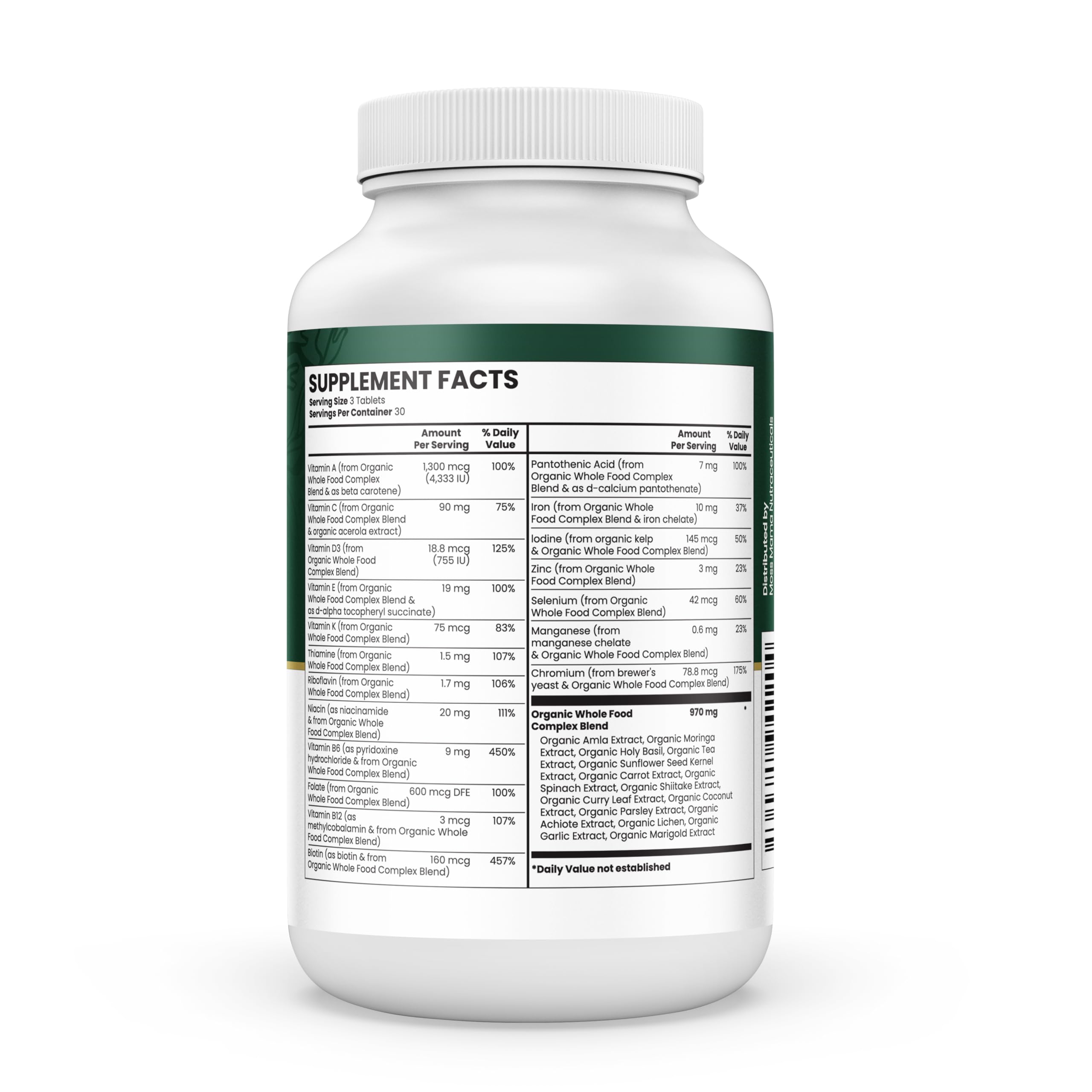 Moss Mama Nutraceuticals PreNatal Vitamin, for Pregnancy and Postpartum Multivitamin Generic