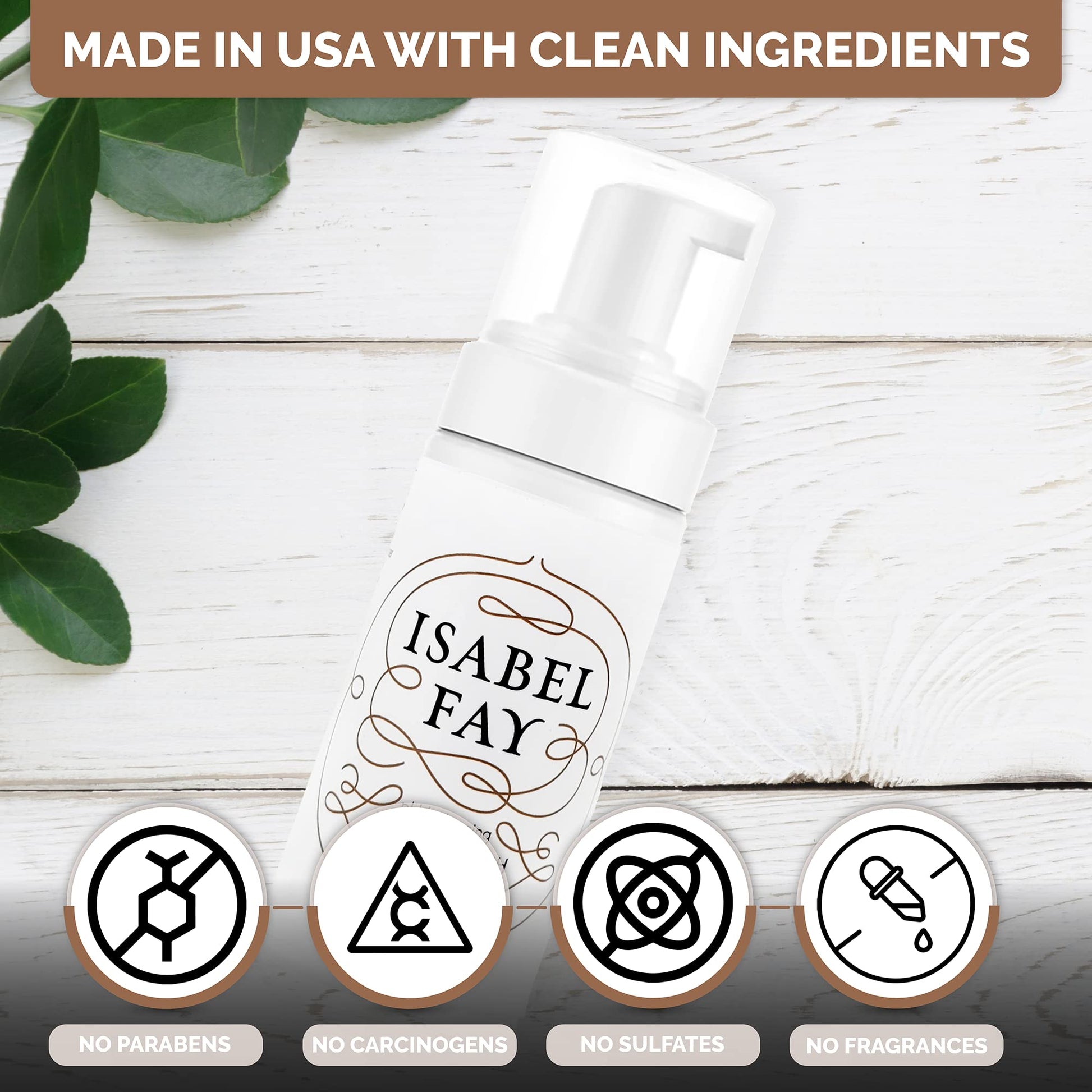 Isabel Fay ph Balanced Feminine Intimate Foam Wash gentle and safe for sensitive skin - AB Mystery