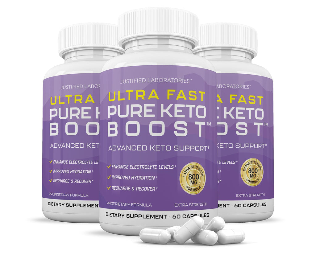 (5 Pack) Ultra Fast Pure Keto Boost Pills 1275MG New & Improved Formula Contains Apple - AB Mystery