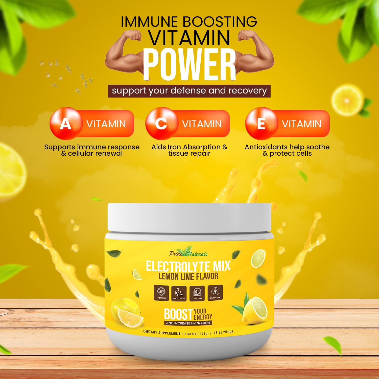 Electrolyte Powder - Refreshing Workout Recovery Electrolytes, Sugar Free, Gluten Free - AB Mystery