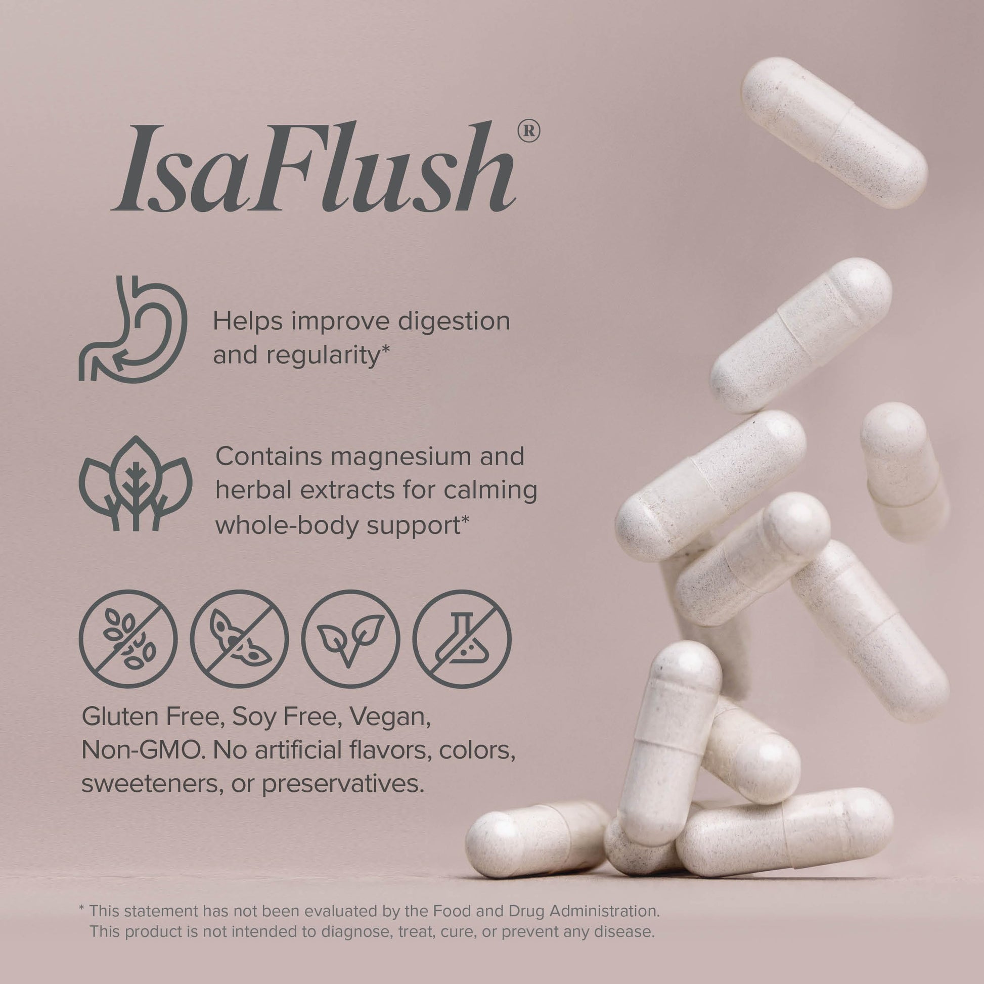 Isagenix IsaFlush - Gentle Digestive Support with Balanced Minerals Encouraging - AB Mystery