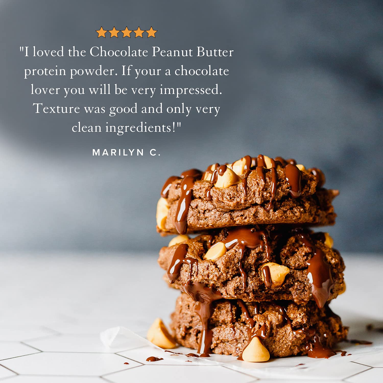 Truvani Vegan Chocolate Peanut Butter Protein Powder - 20g Plant-Based Protein, Gluten - AB Mystery