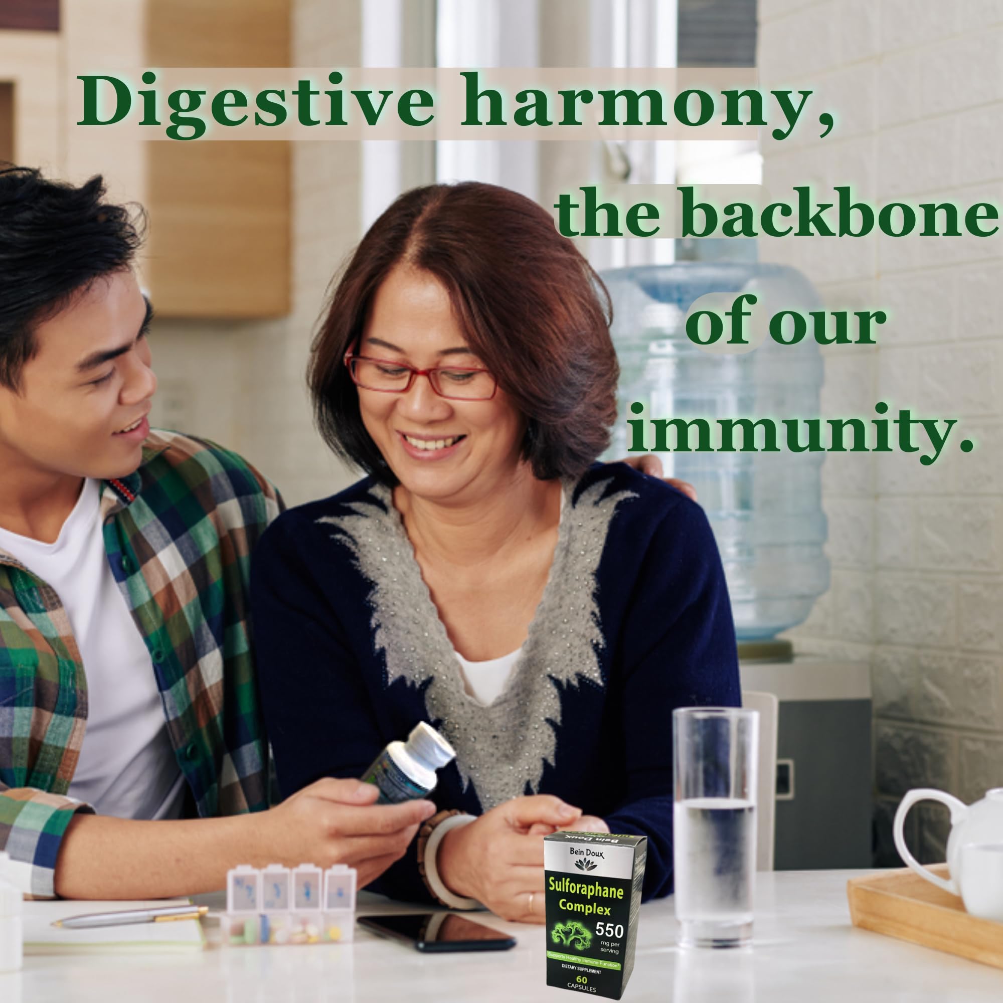 550mg Sulforaphane Supplement with Glucoraphanin and Myrosinase | Broccoli Supplemen - AB Mystery