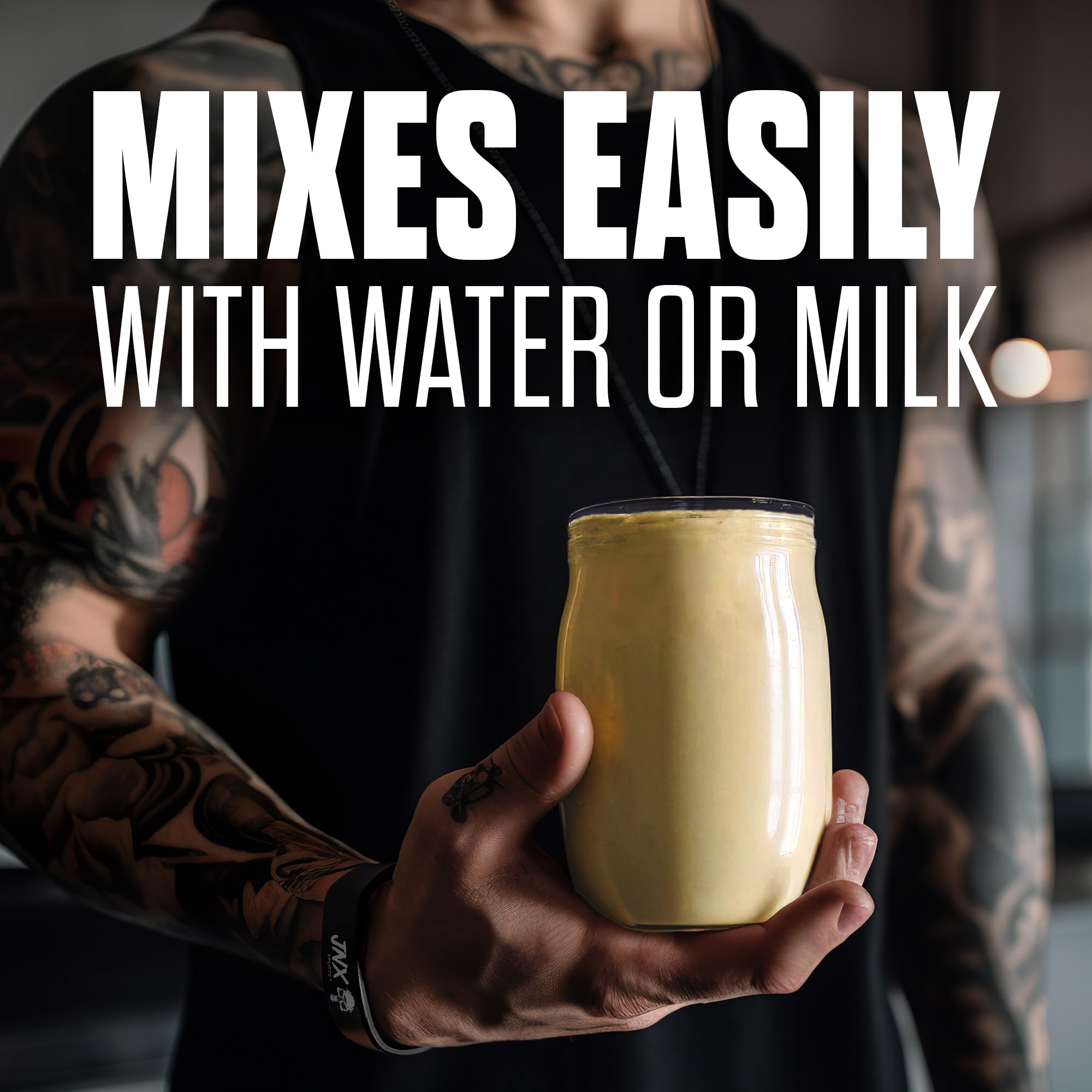 JNX SPORTS The Curse! Ultra Premium Whey Protein Powder Vanilla Bean 2lb | 25g Protein - AB Mystery