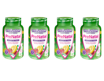 Vitafusion Prenatal, Gummy Vitamins - 90 Gummies each (Value Pack of 4)