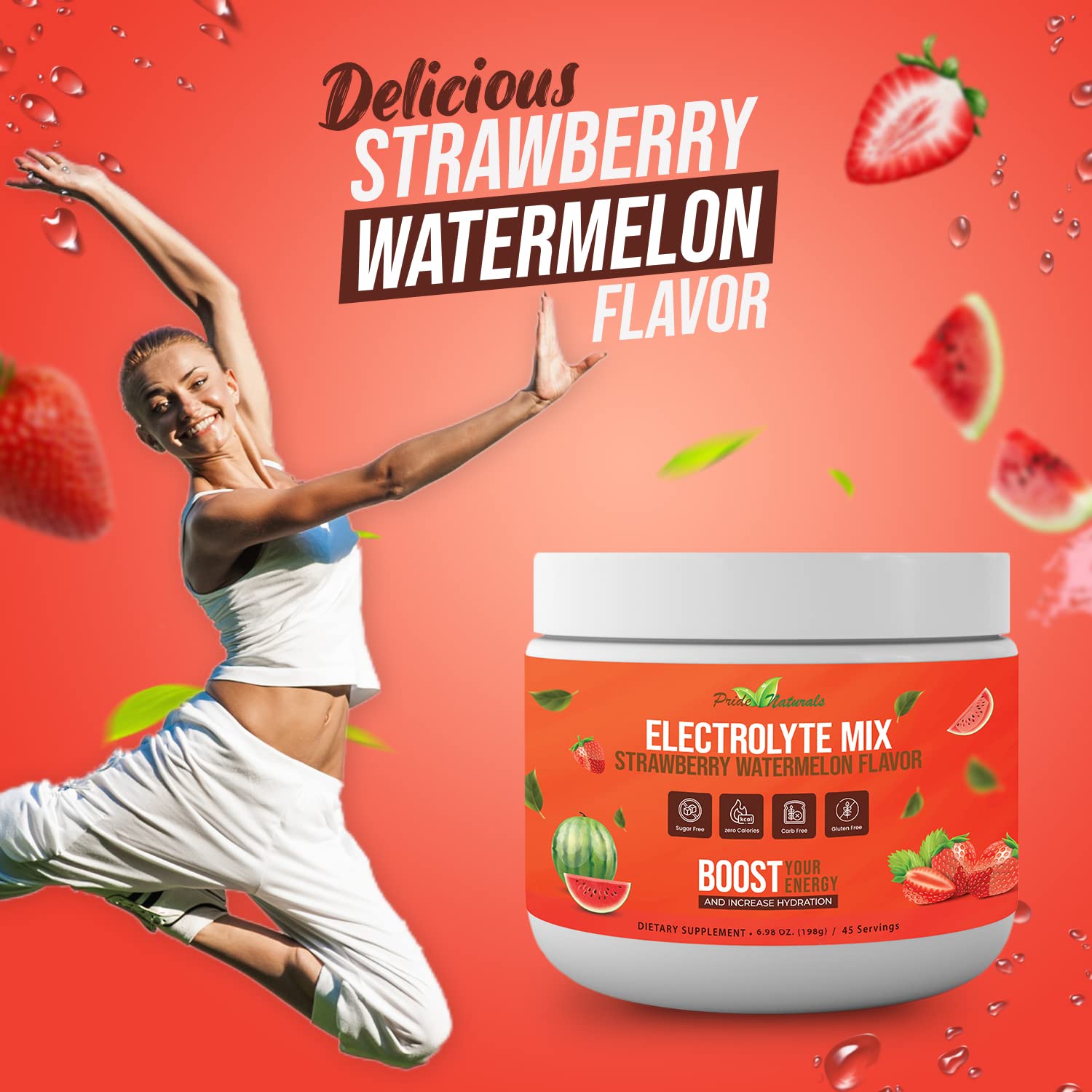 Electrolyte Powder - Refreshing Workout Recovery Electrolytes, Sugar Free, Gluten Free - AB Mystery