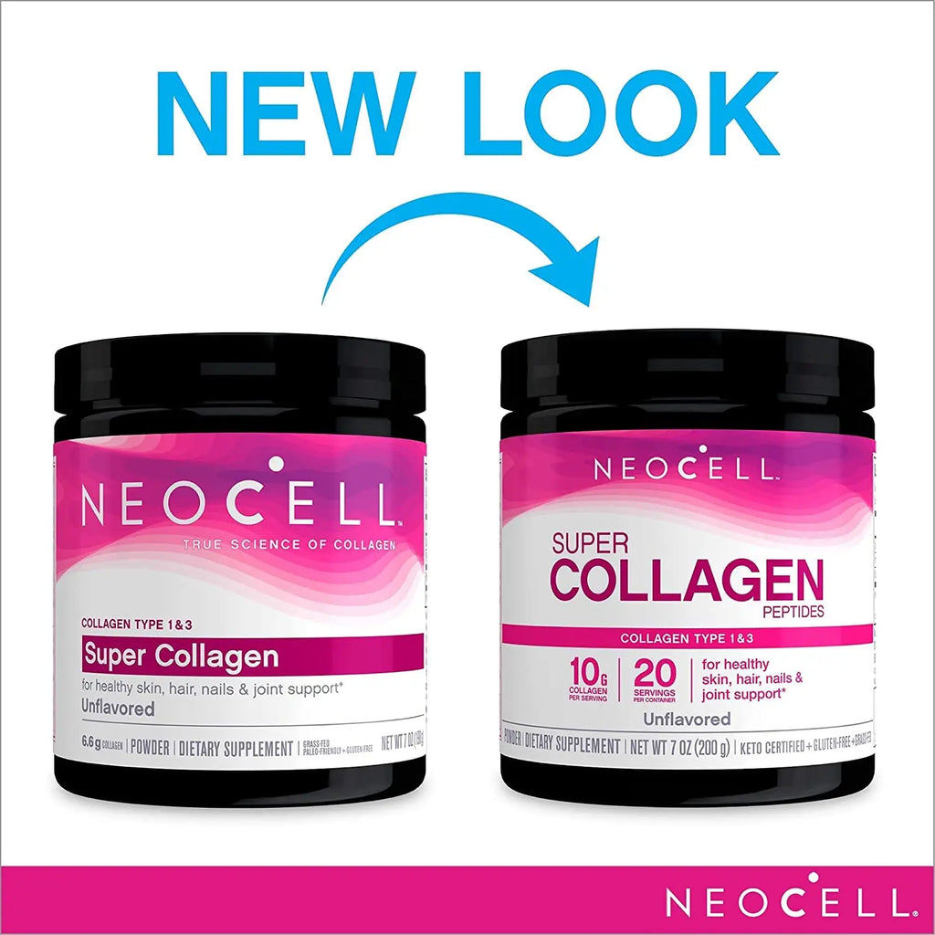 Neocell, Super Collagen, Type 1 & 3, 7 oz (198 g) - AB Mystery