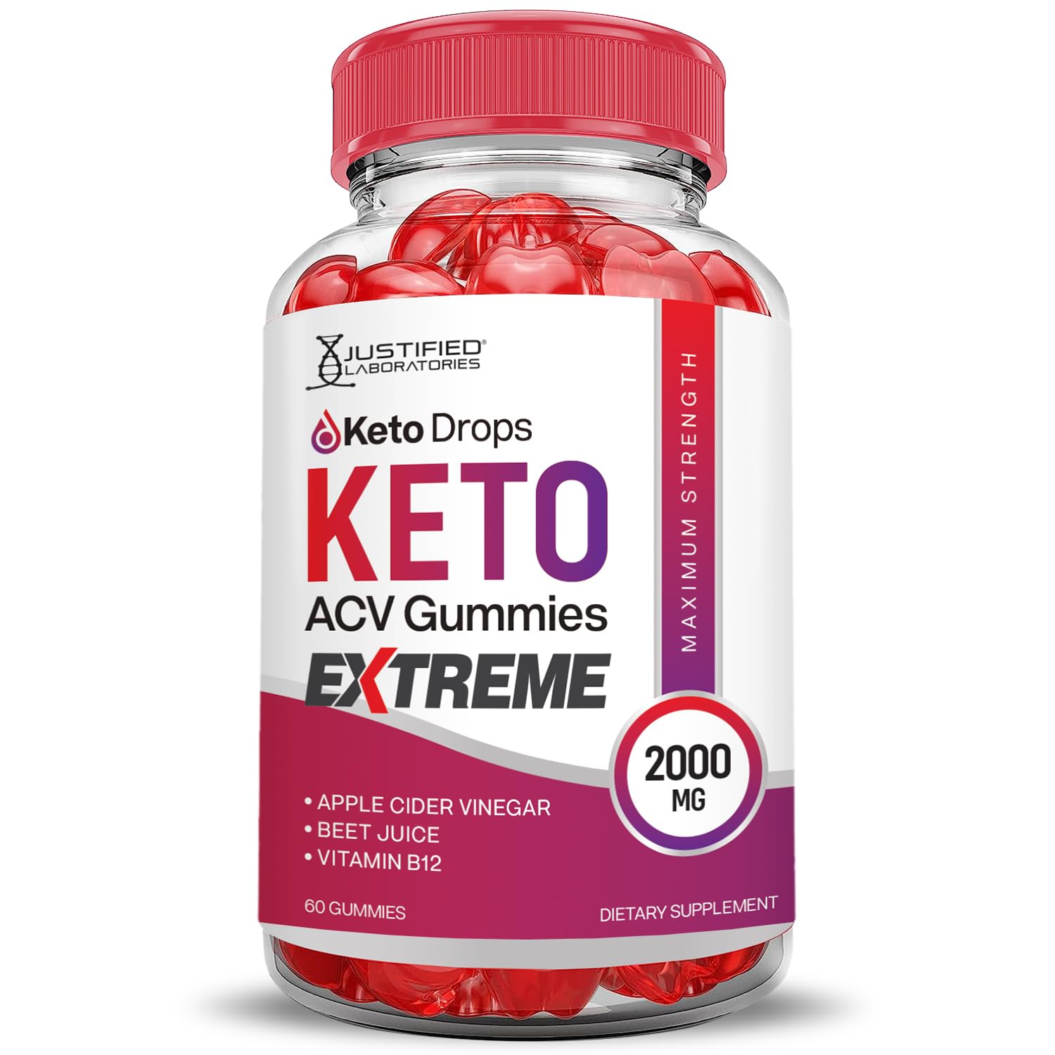 (2 Pack) Keto Drops Keto ACV Gummies Extreme 2000MG Keto Drops Keto Gummies