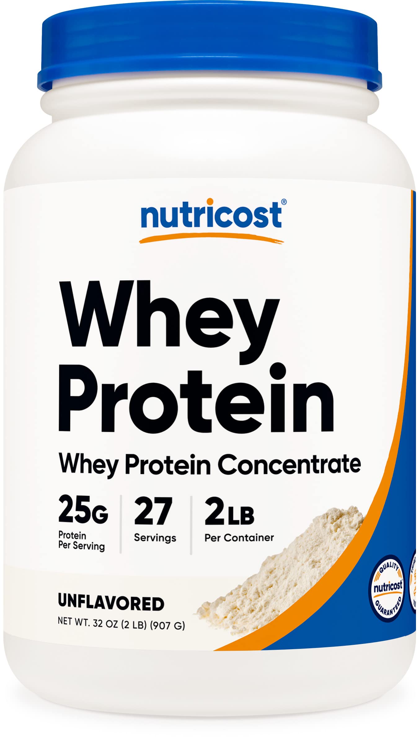 Nutricost Whey Protein Concentrate (Unflavored) 2LBS - Gluten Free & Non-GMO - AB Mystery