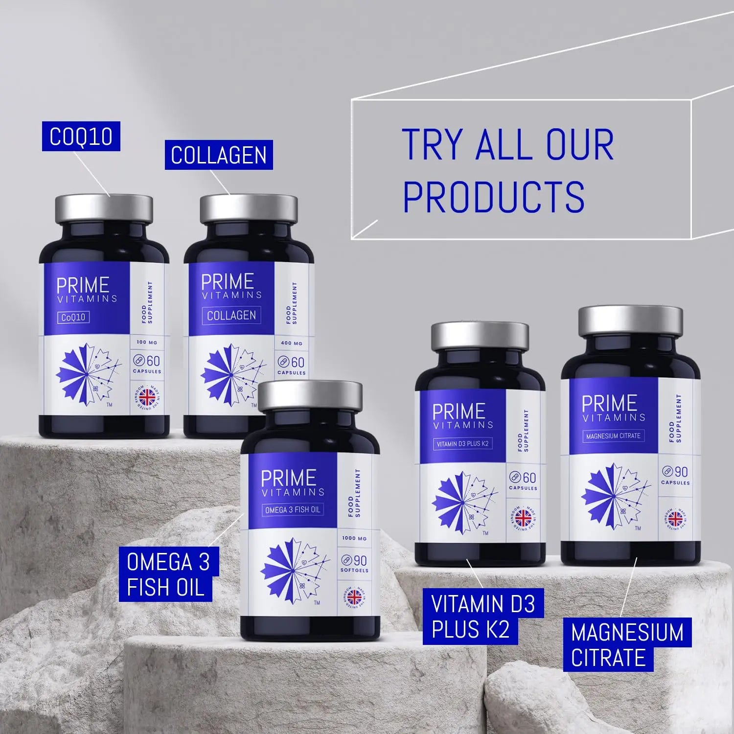 Marine Collagen 400mg | Hydrolysed Collagen Supplements for Women & Men - AB Mystery