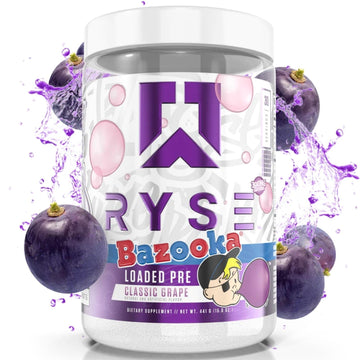 RYSE Up Supplements Loaded Pre Workout Powder Supplement for Men & Women 