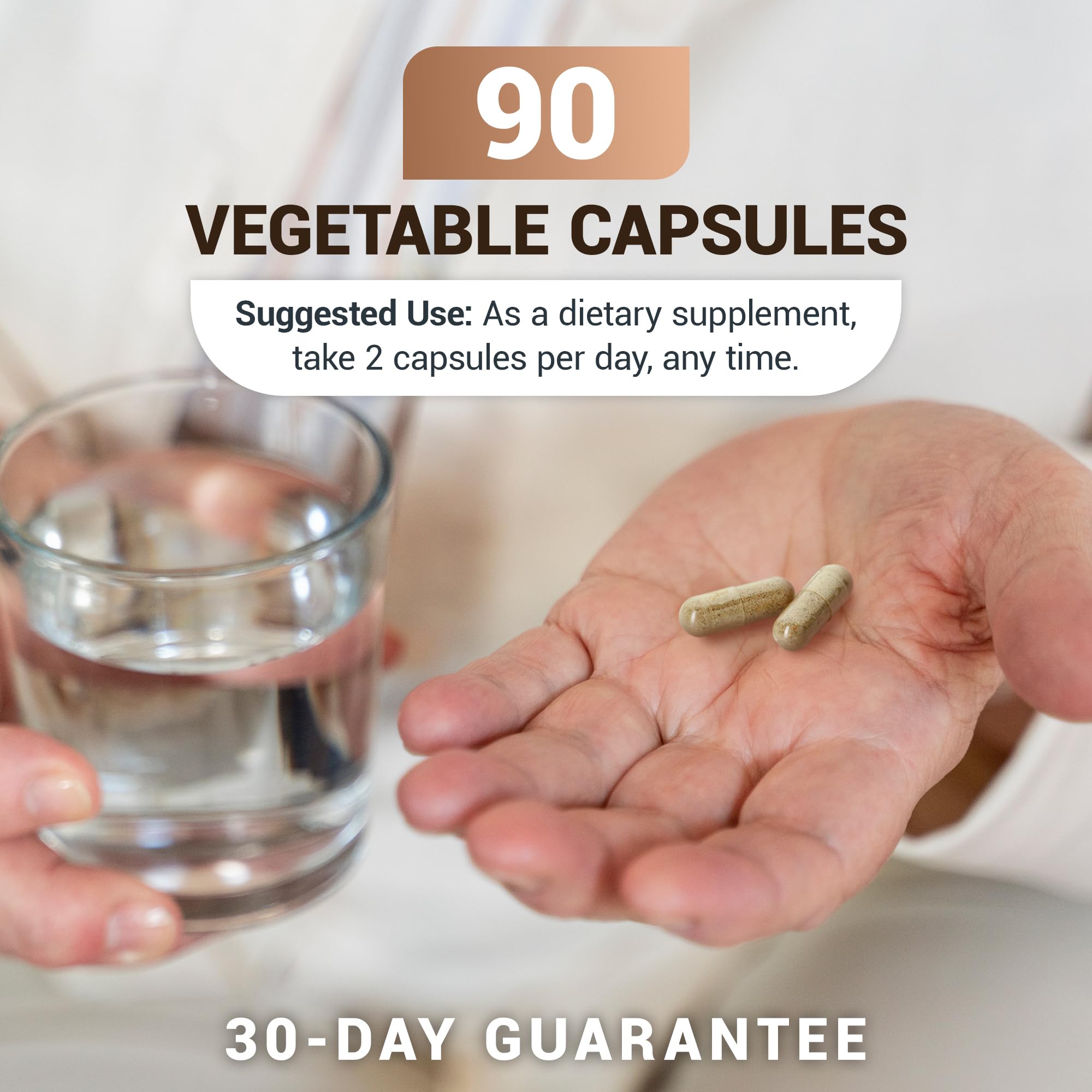 Dr. Berg All-in-One Vitamins for Hair, Skin, & Nails - Advanced Formula with Biotin, Saw Palmetto, DHT Blocker, & Trace Minerals - 90 Veg Capsules - AB Mystery