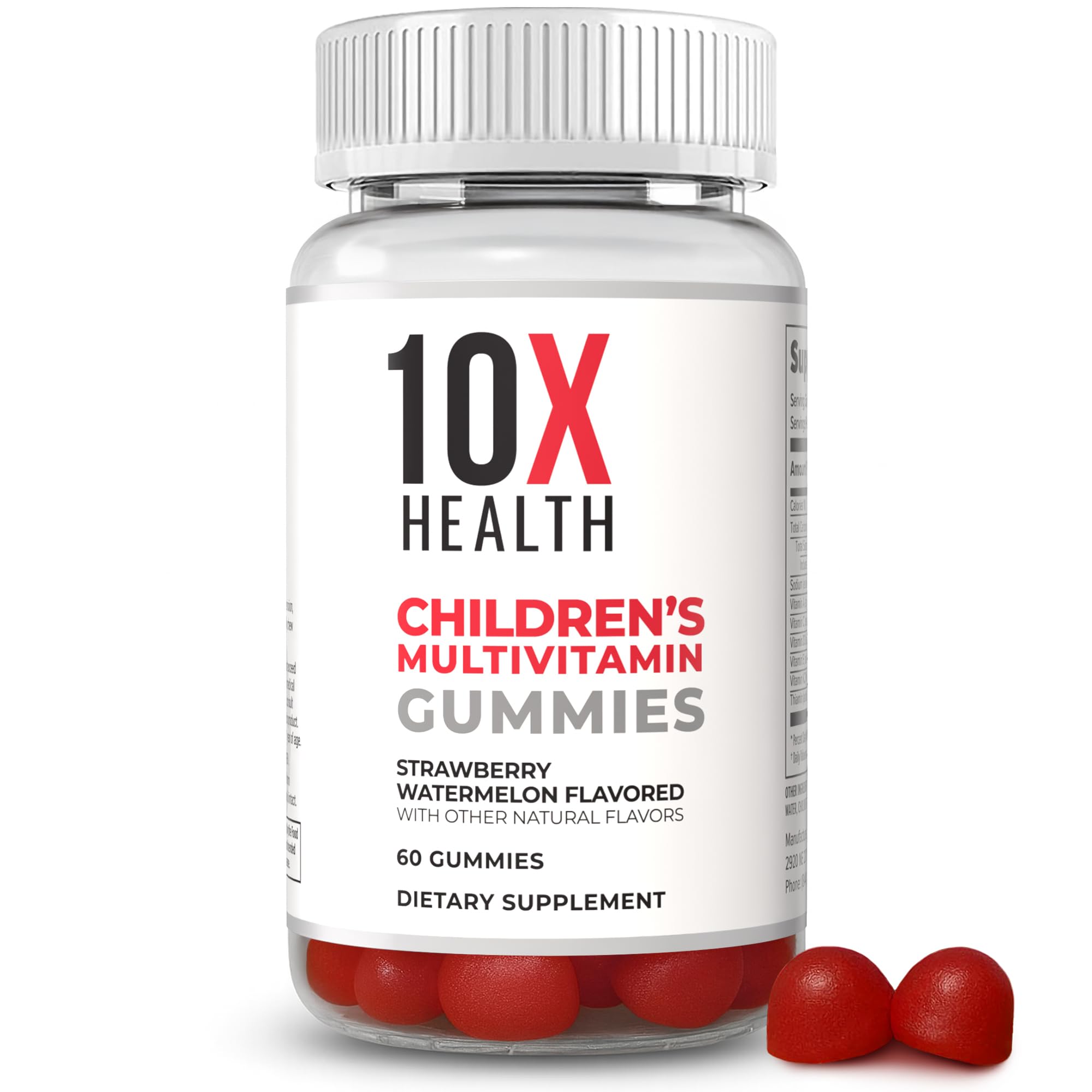 10X Health Children’s Methylated Multivitamin Gummies - 60 Count Kids Multivitamin Gummies, Complete Daily Nutrition - AB Mystery