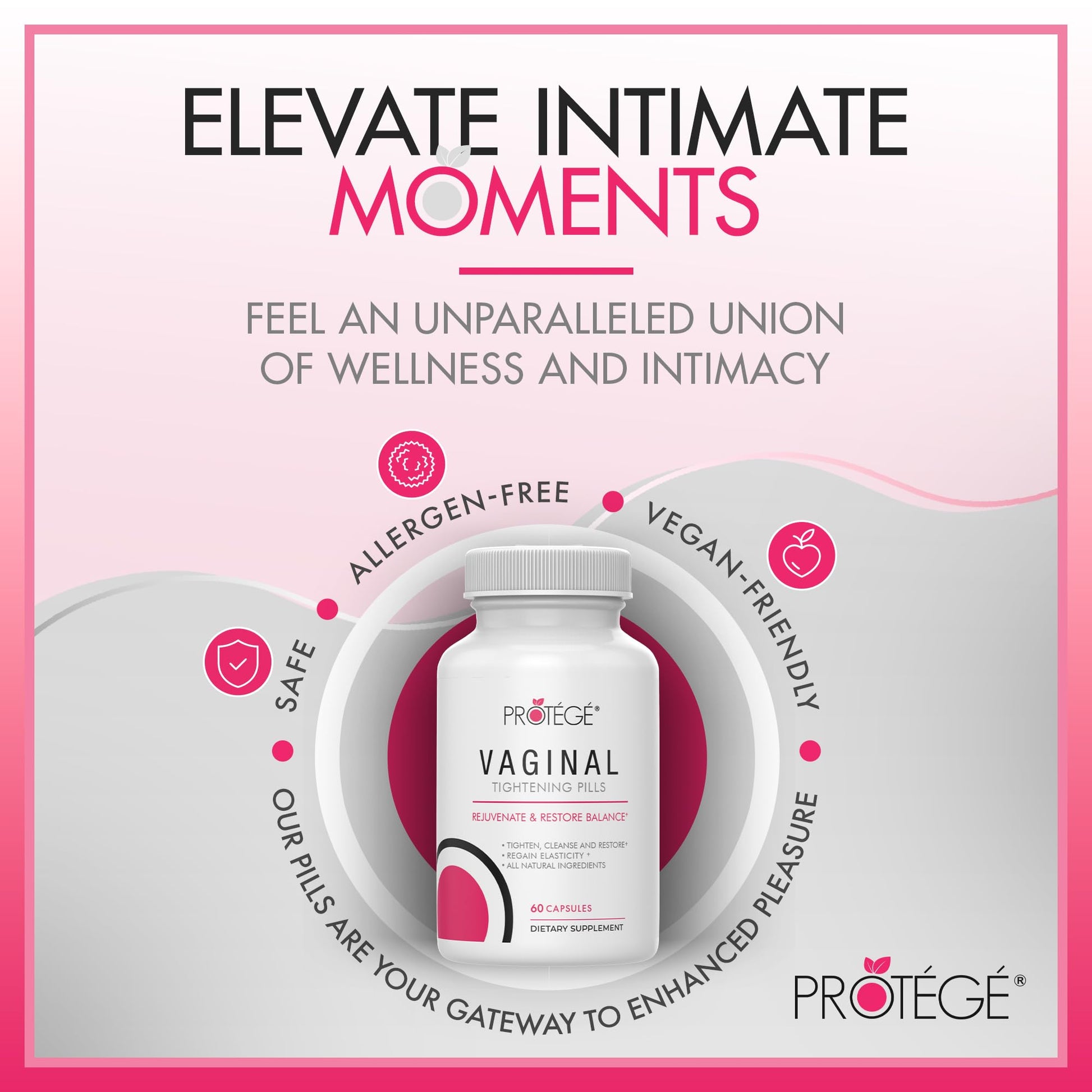 Protege Premium Vaginal Tightening Pills - Vaginal Tightening Products for Women - Vaginial Rejuvenation - AB Mystery