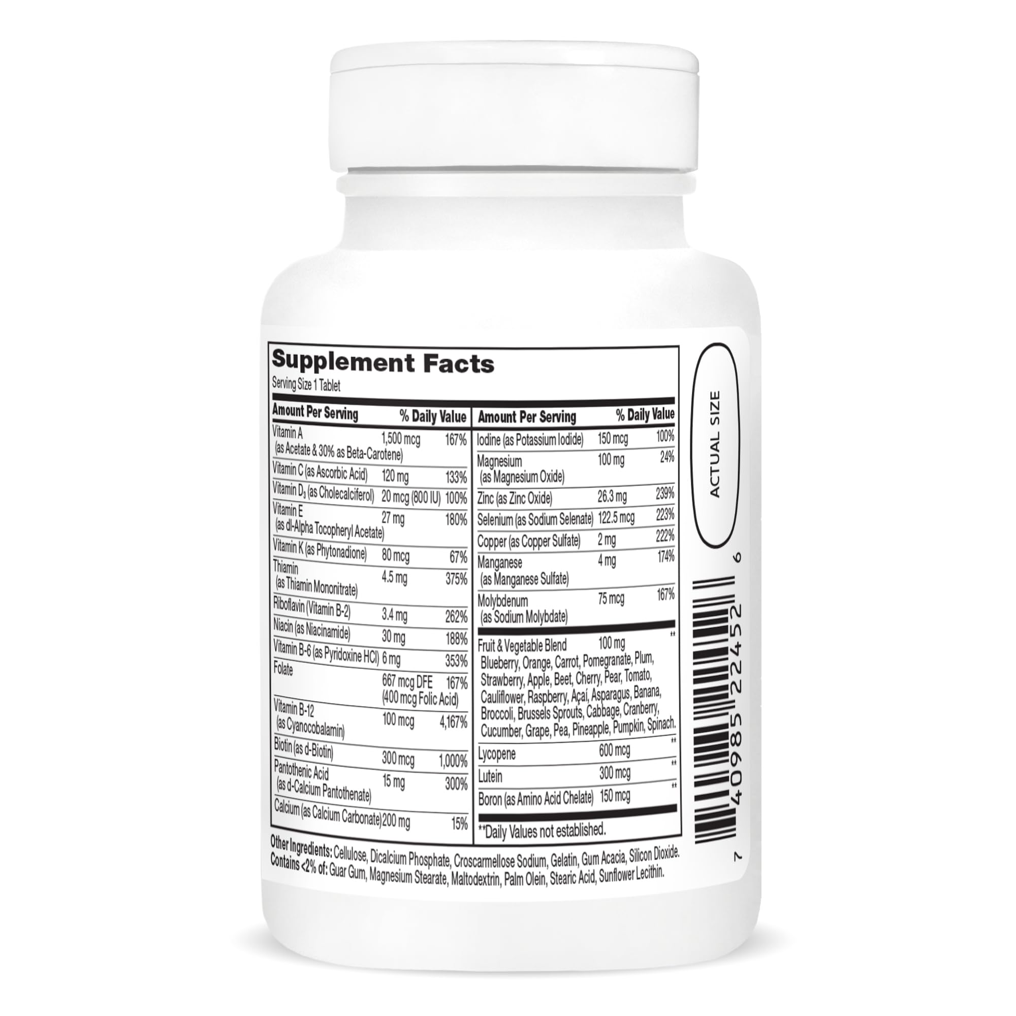 21st Century Wellify Men's 50+ Multivitamins with Minerals, 65Count - AB Mystery