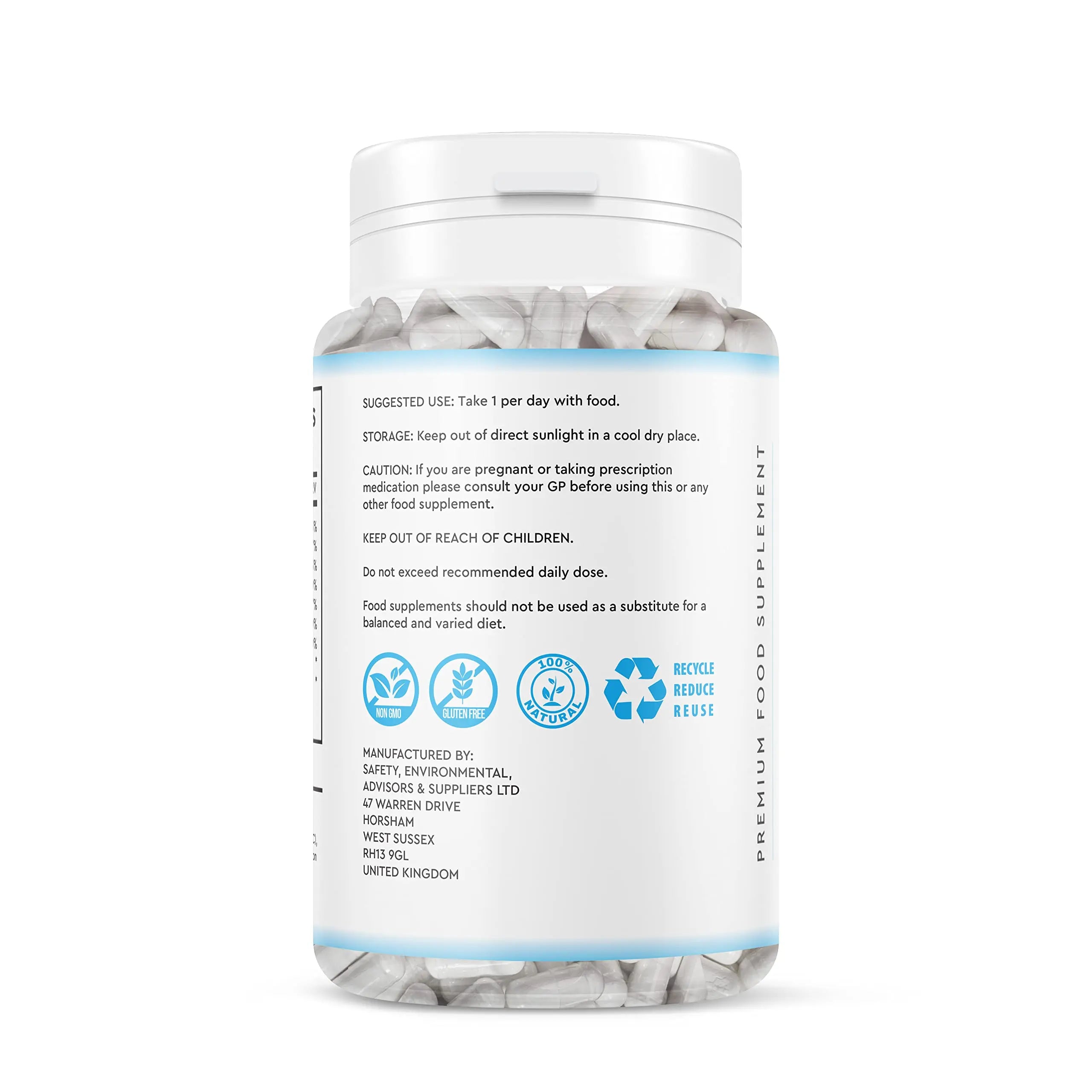 Marine Collagen Peptide Tablets 1200MG - 6 Month Supply - 180 High Strength Collagen Tablets My Store