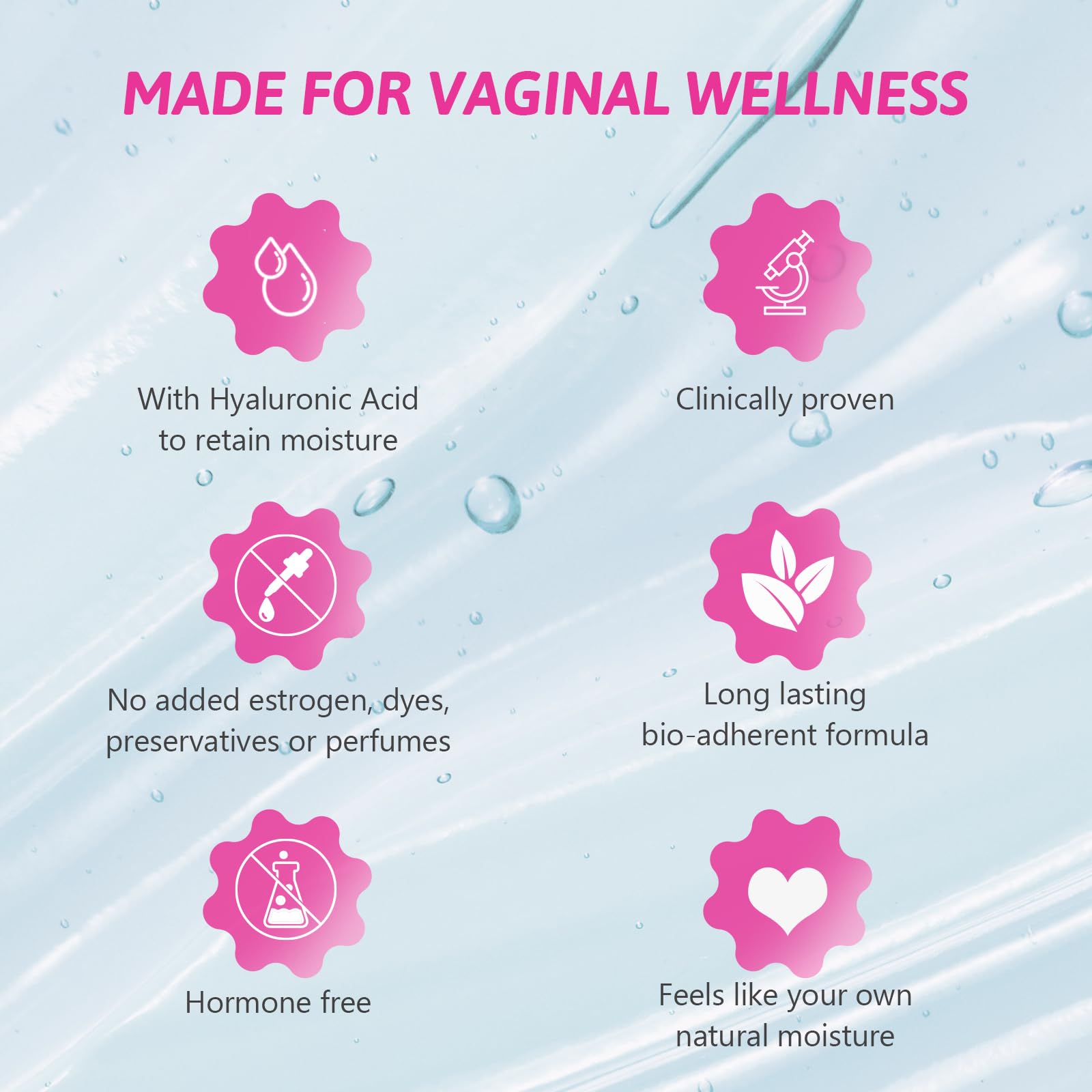 vetrue Vaginal Moisturizing Gel, pH-Balanced Formula with Hyaluronic Acid, Aloe Vera - AB Mystery