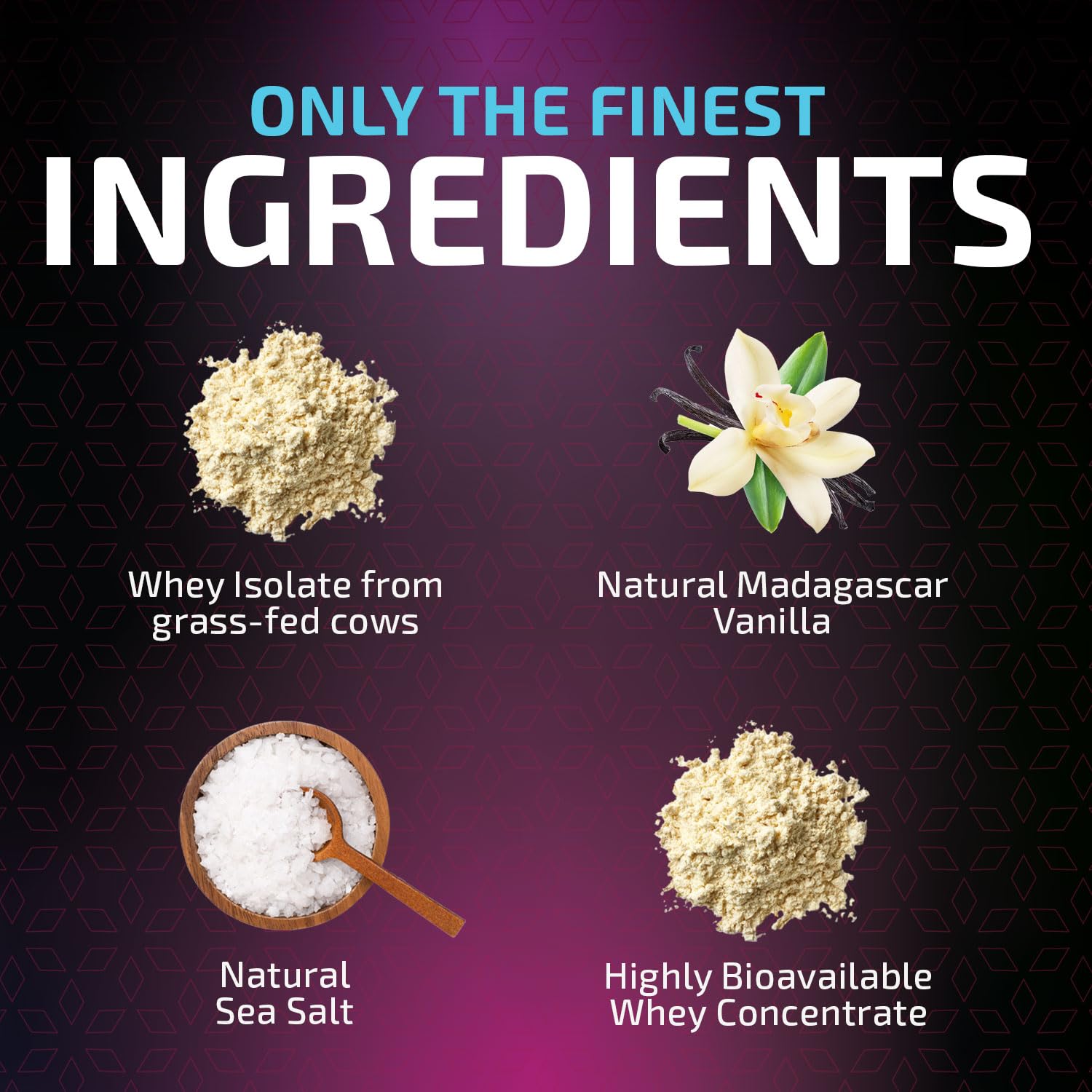 Whey Protein Powder 26g - Vanilla Ice Cream Whey Isolate Protein for Muscle Growth - AB Mystery