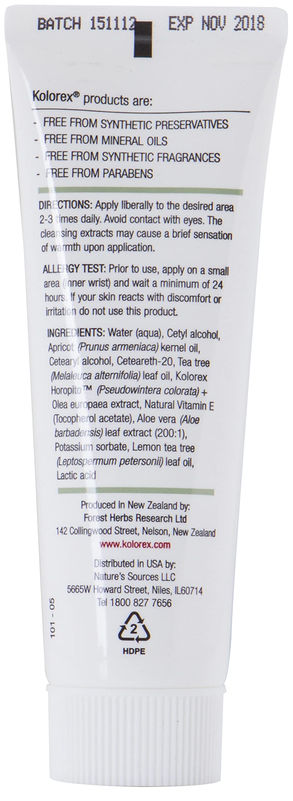 Kolorex® Vaginal CareCream, Natural Herbs soothes Intimate Areas, Replenish Sensitive Skin. - AB Mystery