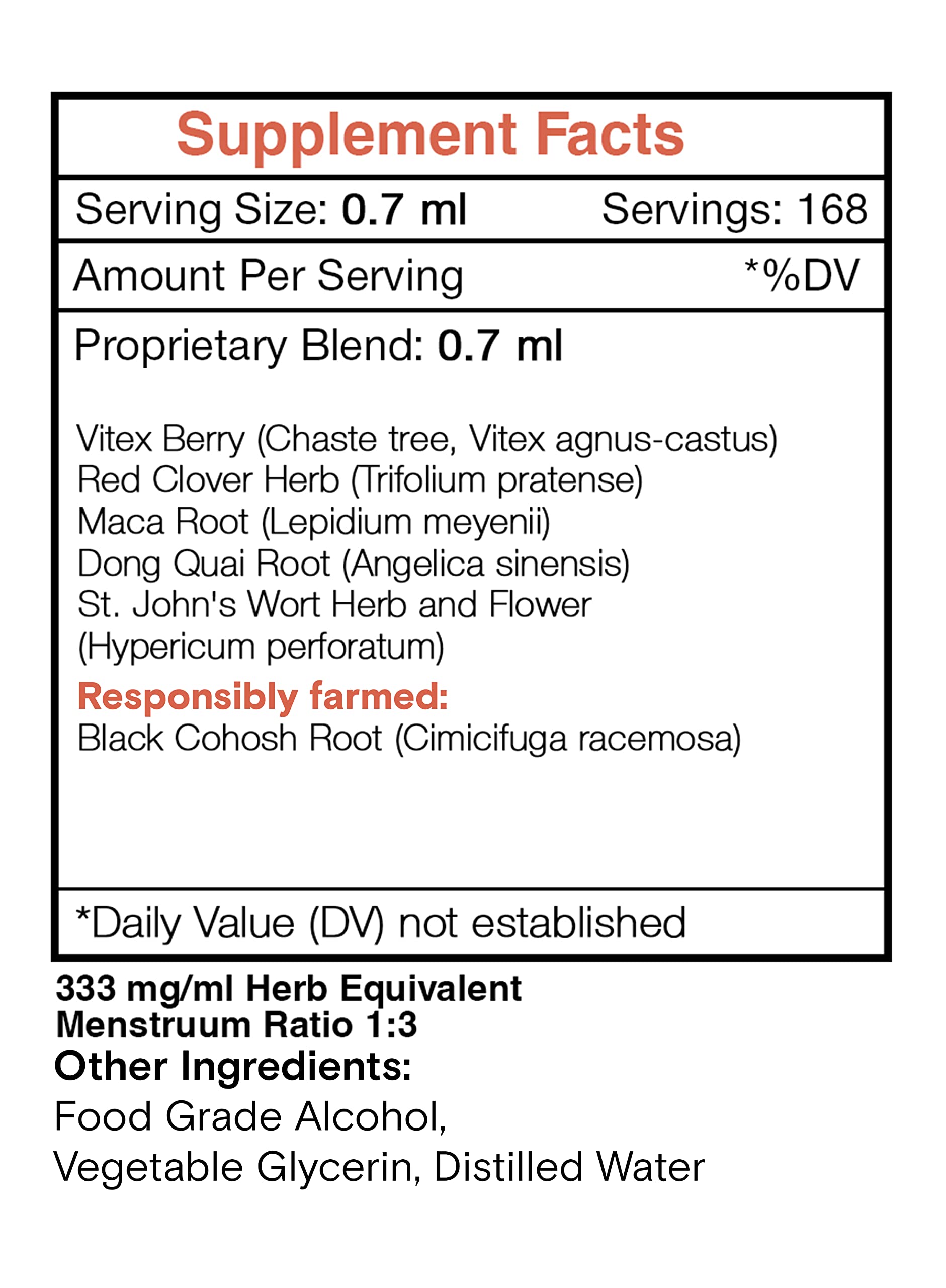 Secrets of the Tribe - Menopause Secret, Herbal Supplement Blend Drops Alcohol Liquid Extract - AB Mystery