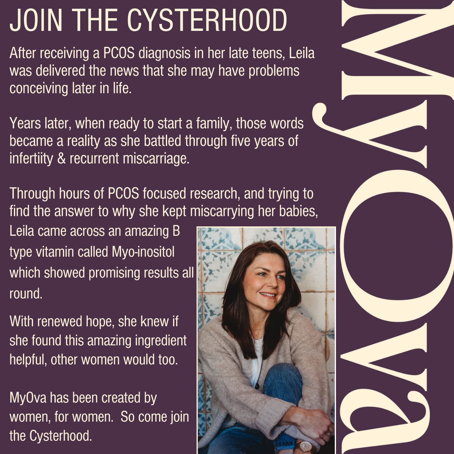 3 Pack of MyOva Myoplus - Natural Female Support Supplement for PCOS - 4000mg Myo - AB Mystery