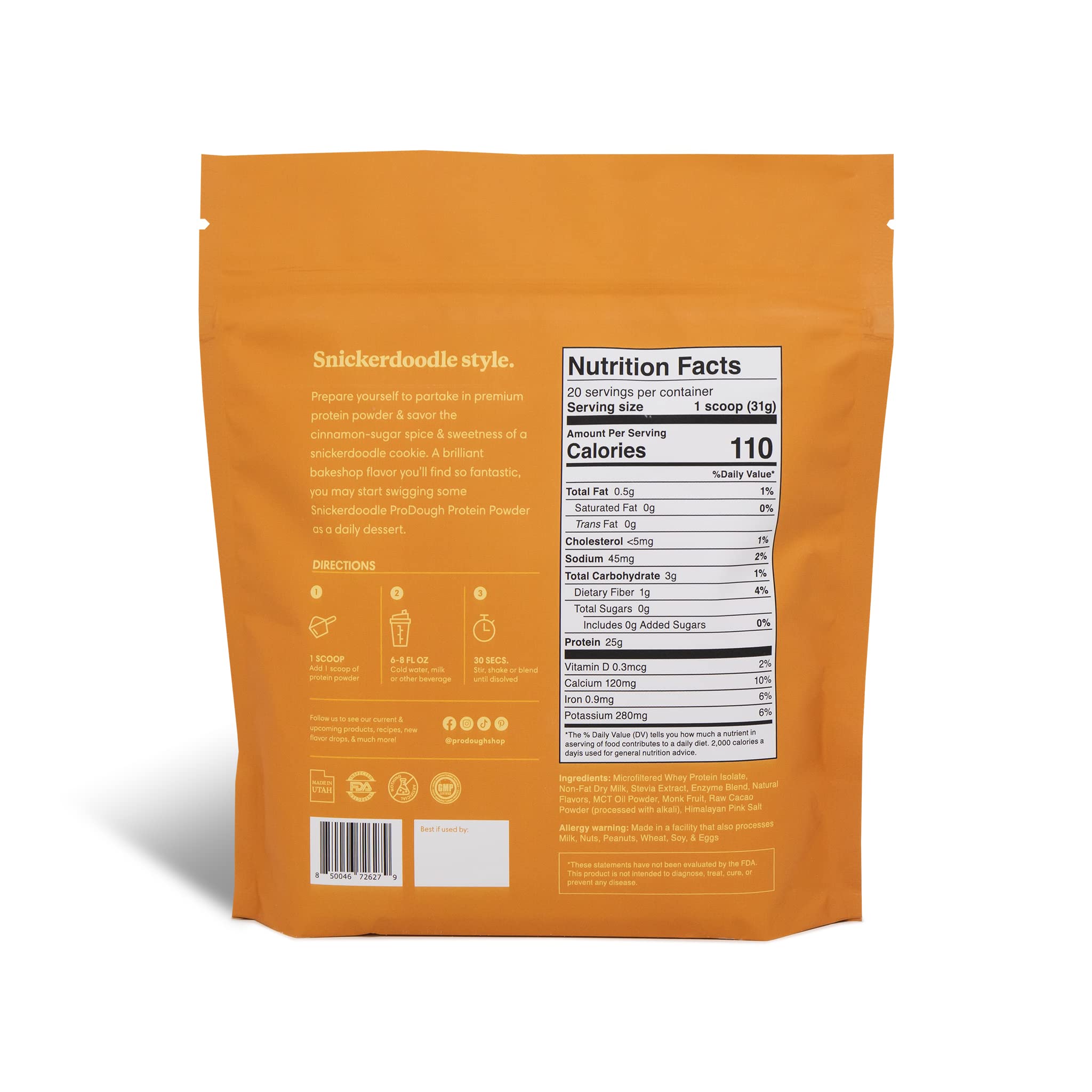 ProDough Gourmet Whey Isolate Hydrolized Protein Powder for Shake Mix- Easy Digest - AB Mystery