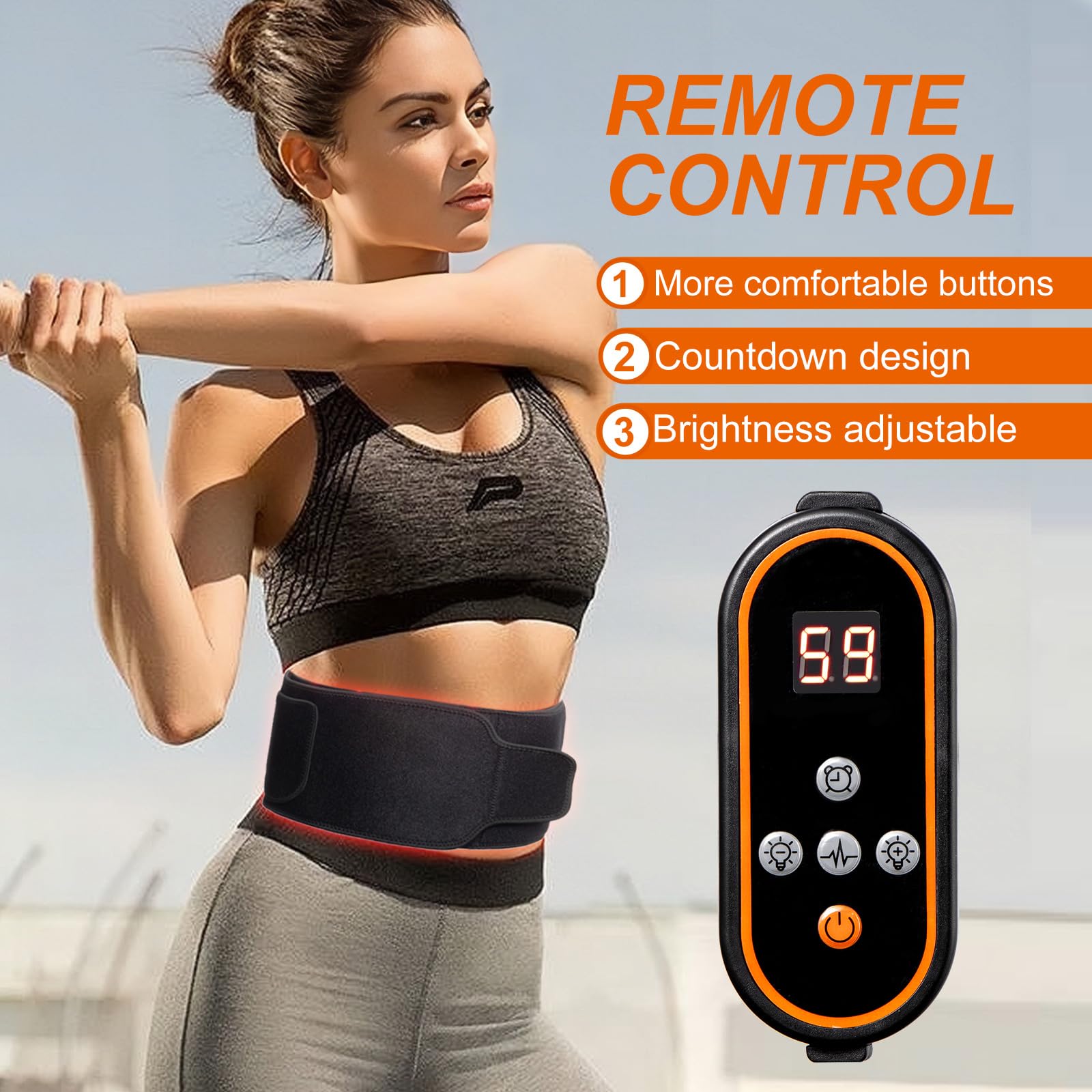 EquiZen Red Light Therapy Belt - Red Light Therapy for Body, Infrared Light Therapy Device - AB Mystery