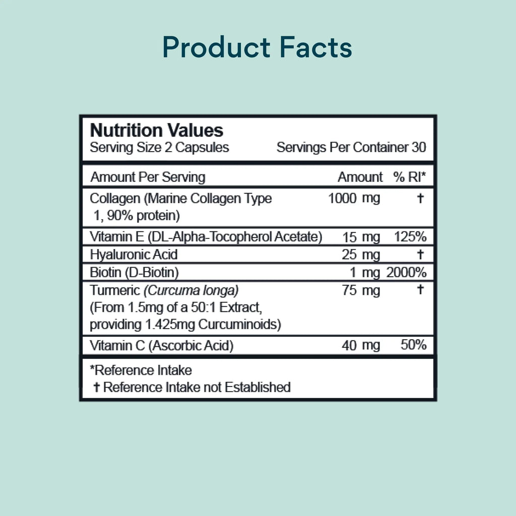 Bettervits Collagen Complex | 1000mg Hydrolyzed Capsules | Skin | Hair | Nails | Joints | Hydrates & Smooths Bettervits