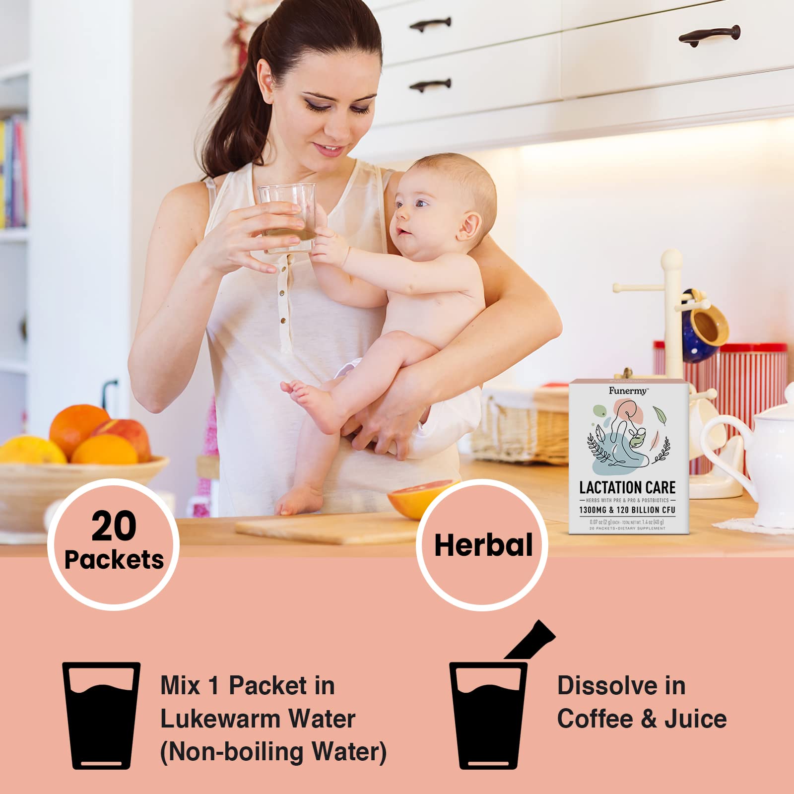 Funermy Lactation Support for Increase Breast Milk Supply and Menopause Relief for Women - AB Mystery