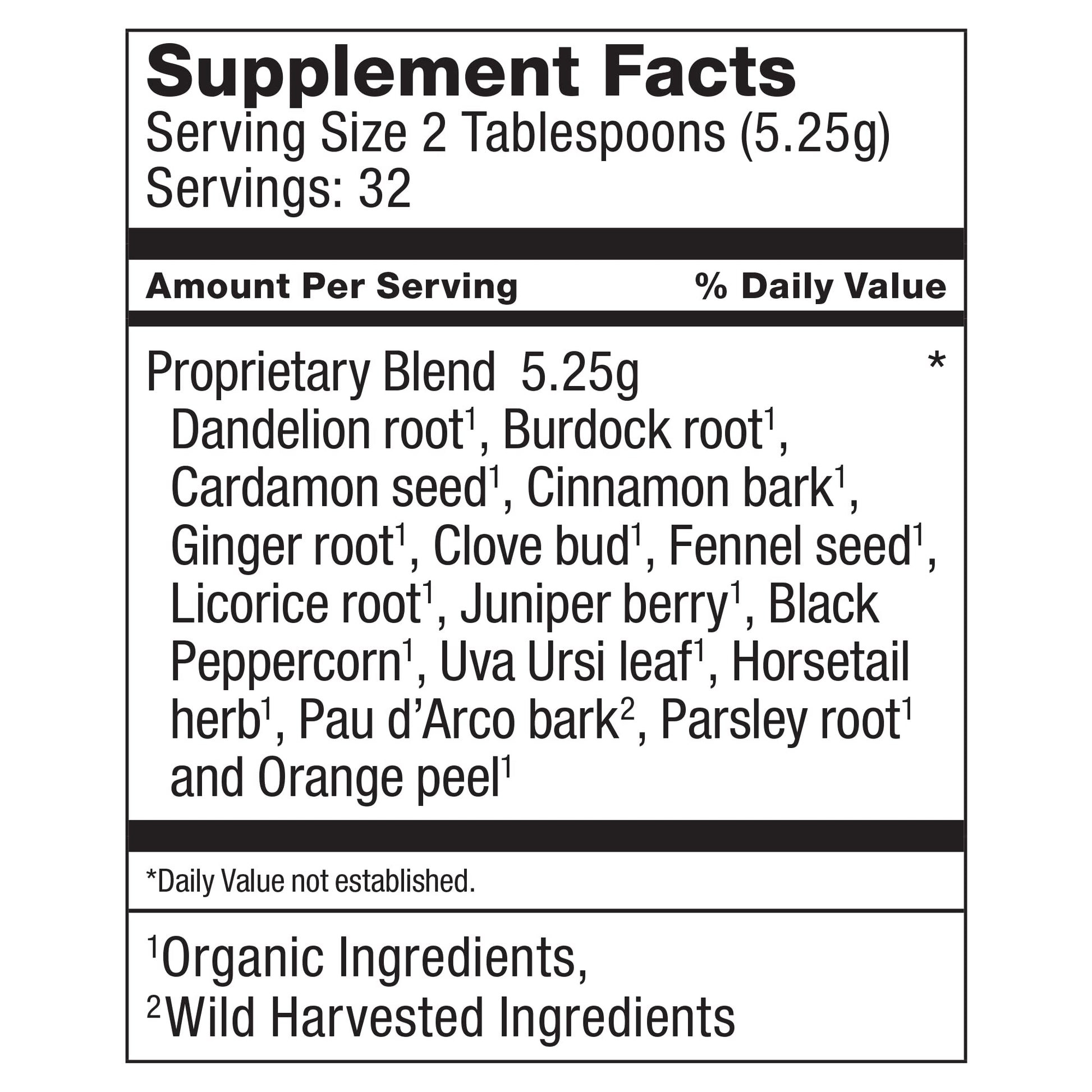 Dr. Schulze's | Detox Tea | All Purpose Herbal Tonic | Powerful Digestive Stimulant - AB Mystery