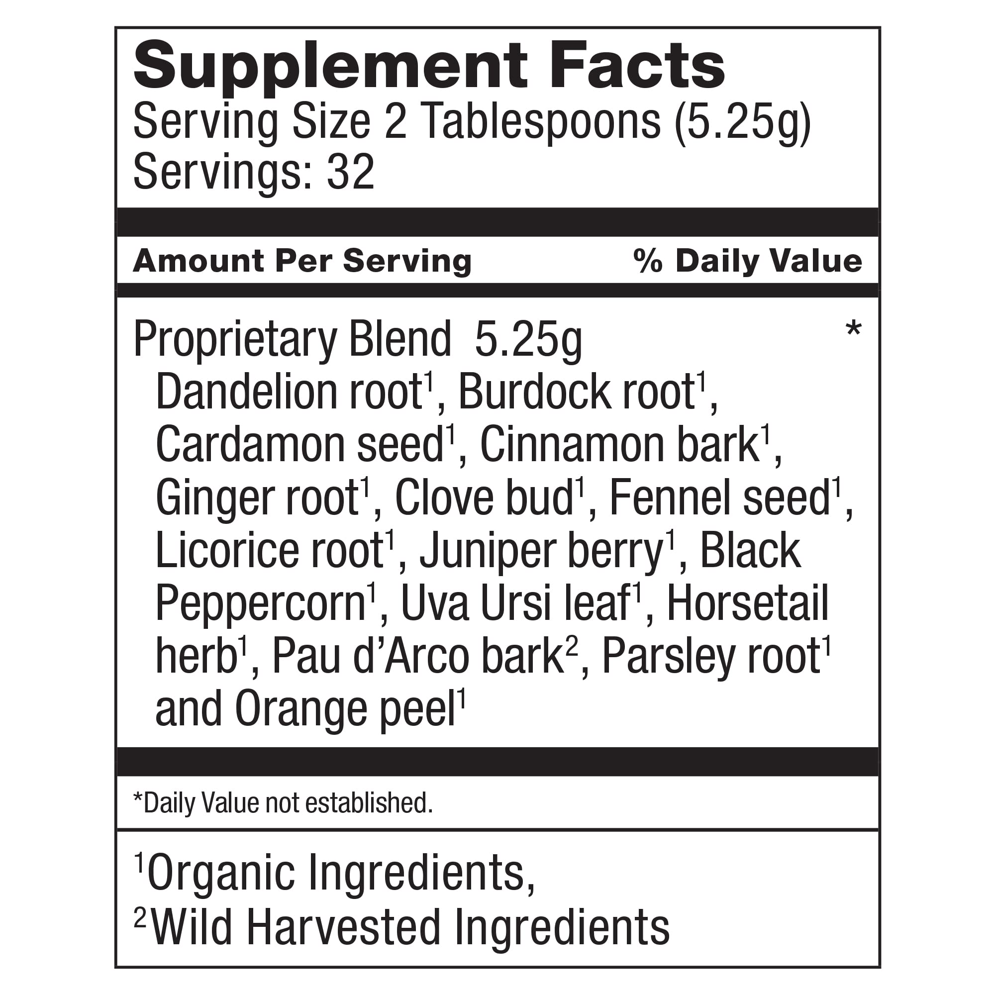 Dr. Schulze's | Detox Tea | All Purpose Herbal Tonic | Powerful Digestive Stimulant - AB Mystery