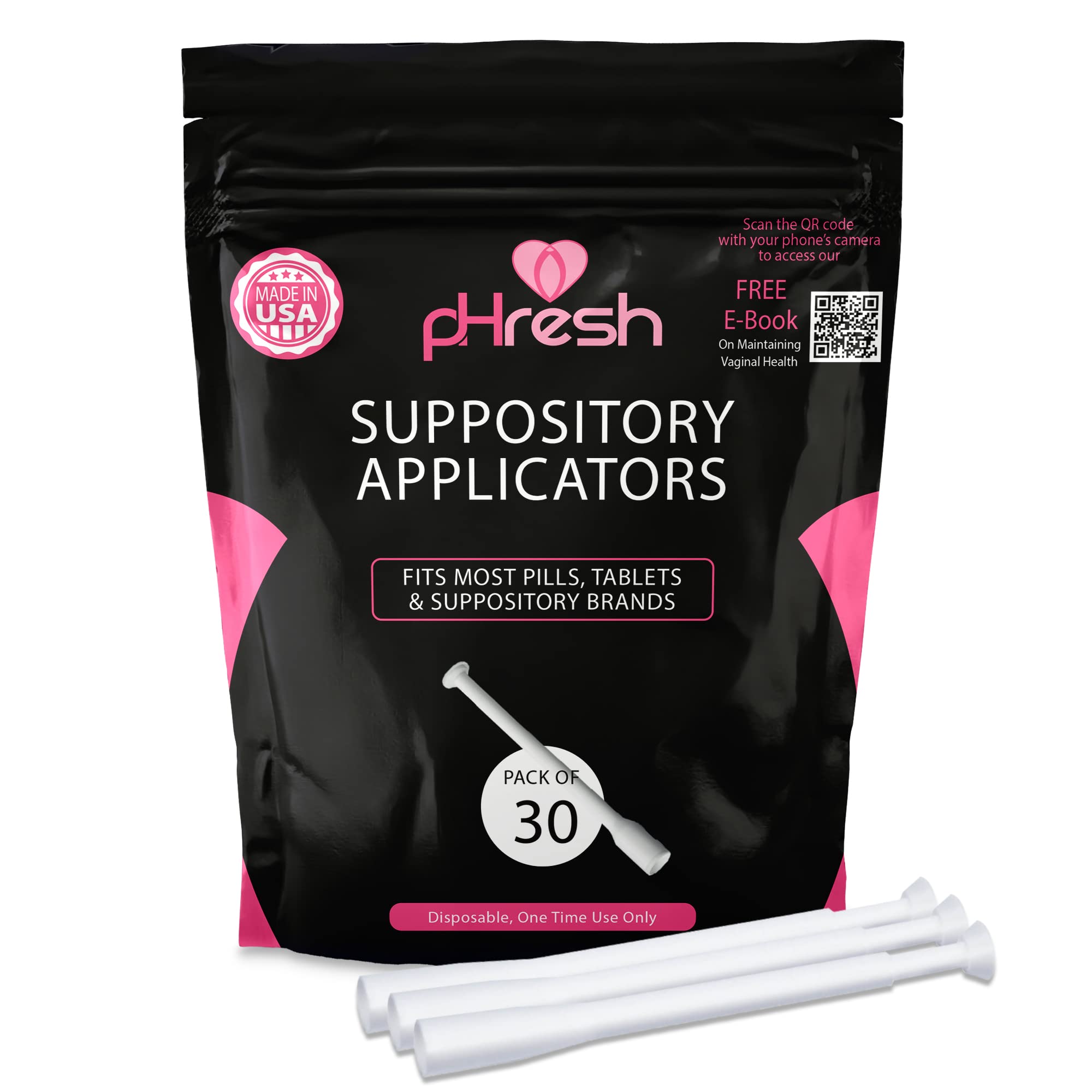 ACE NUTRITION Boric Acid Suppositories + 30 Applicators - AB Mystery