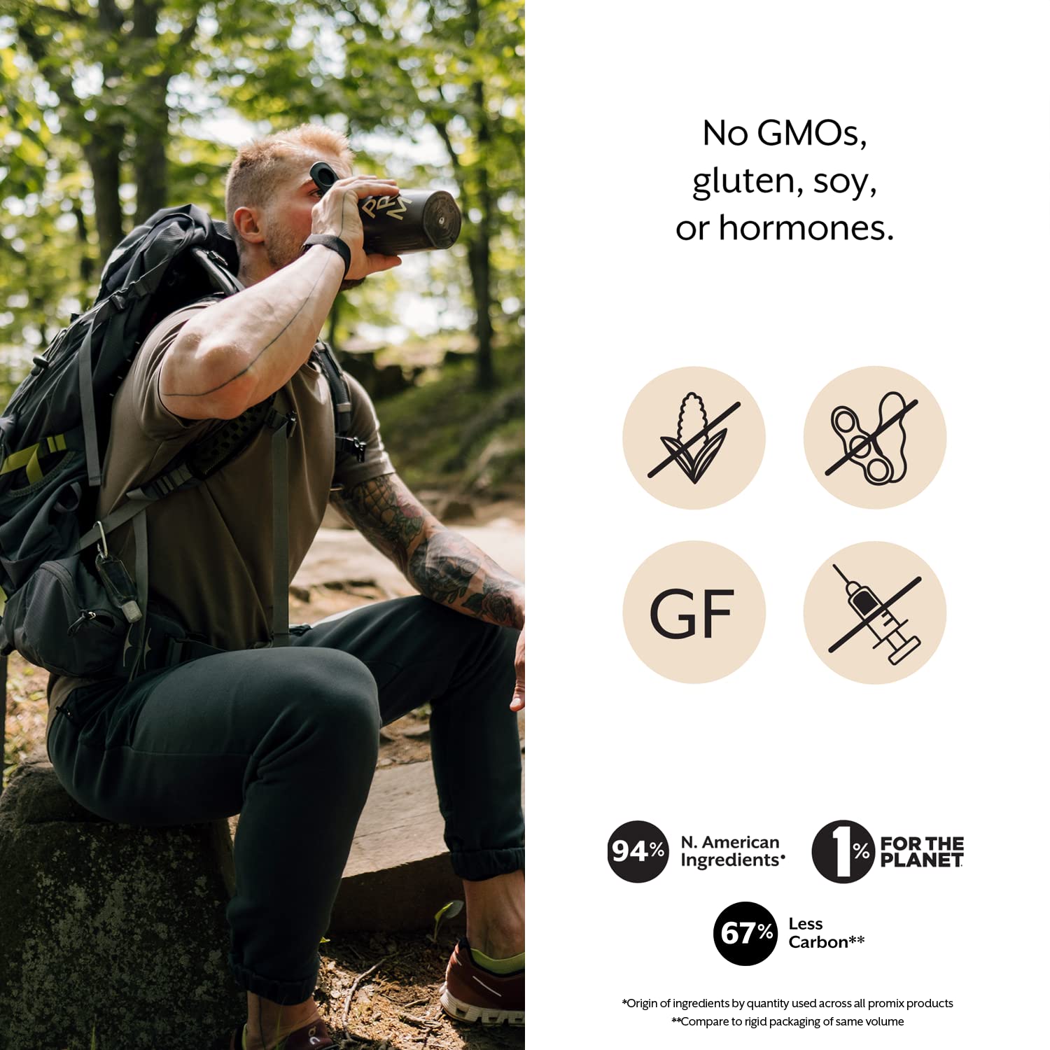 Promix Whey Protein Powder, Vanilla - 2.5lb Bulk - Grass-Fed & 100% All Natural - AB Mystery