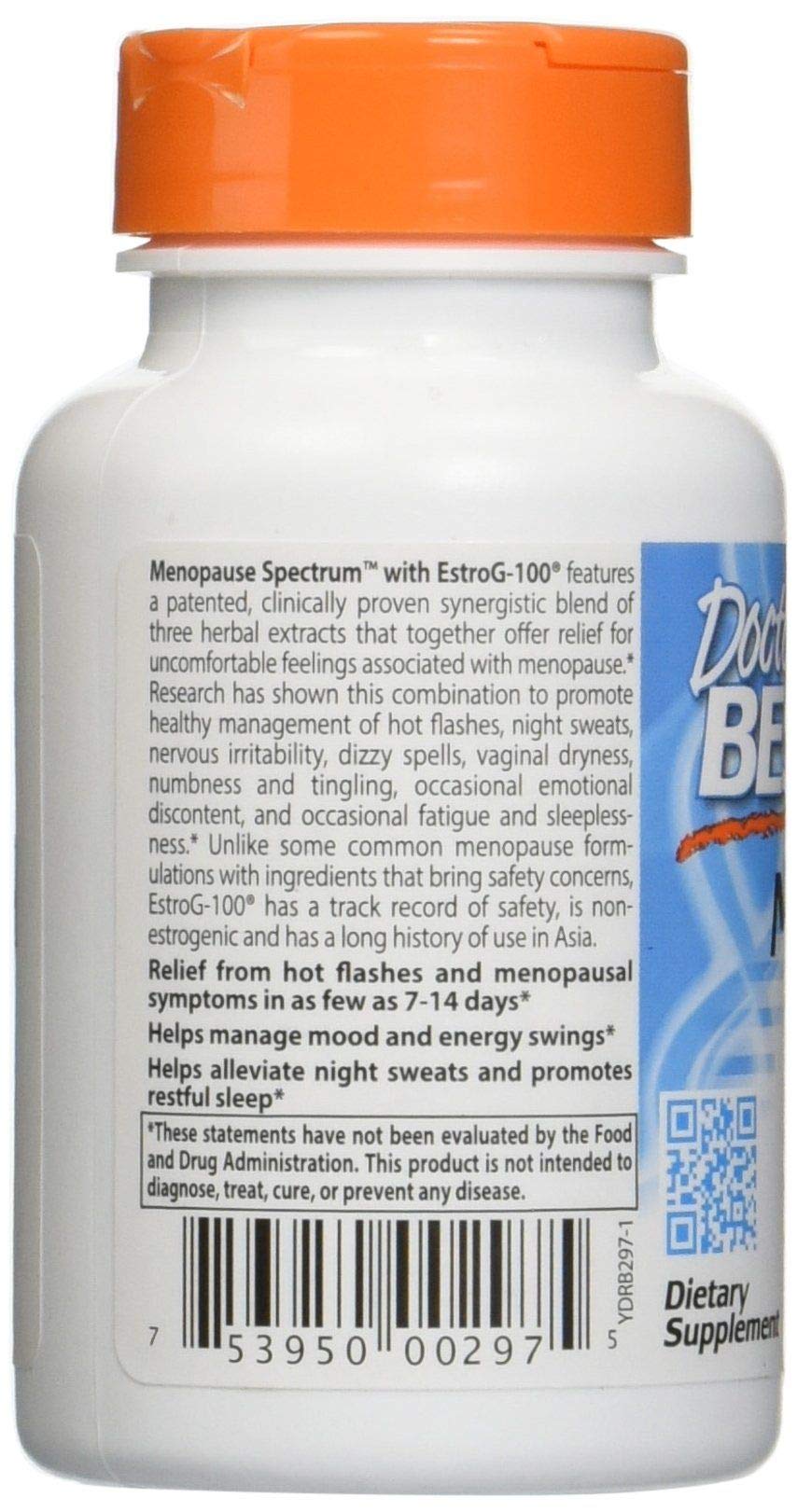 Doctor's Best Menopause Spectrum with EstroG-100, Non-GMO, Vegan, Gluten Free, Soy Free, Veggie Caps - AB Mystery