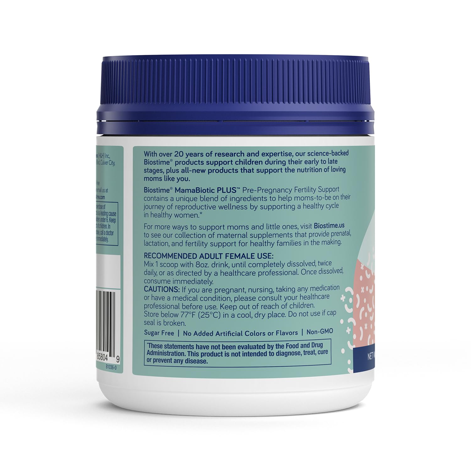 Biostime Mamabiotic Fertility and Conception Support Inositol Supplement | Folic Acid, Zinc, Selenium Biostime