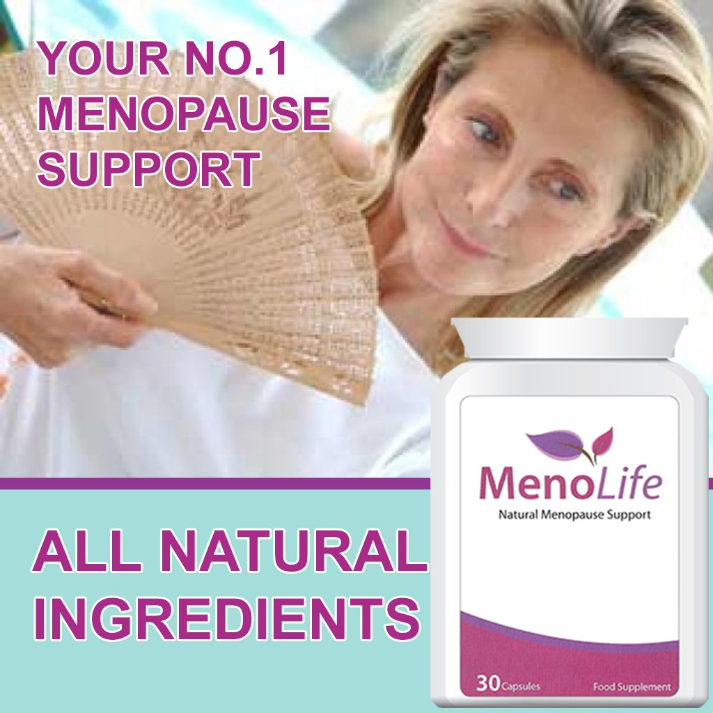 Menolife Natural Menopause Support for Women Reduce Hot Flushes Feel More Confident - AB Mystery