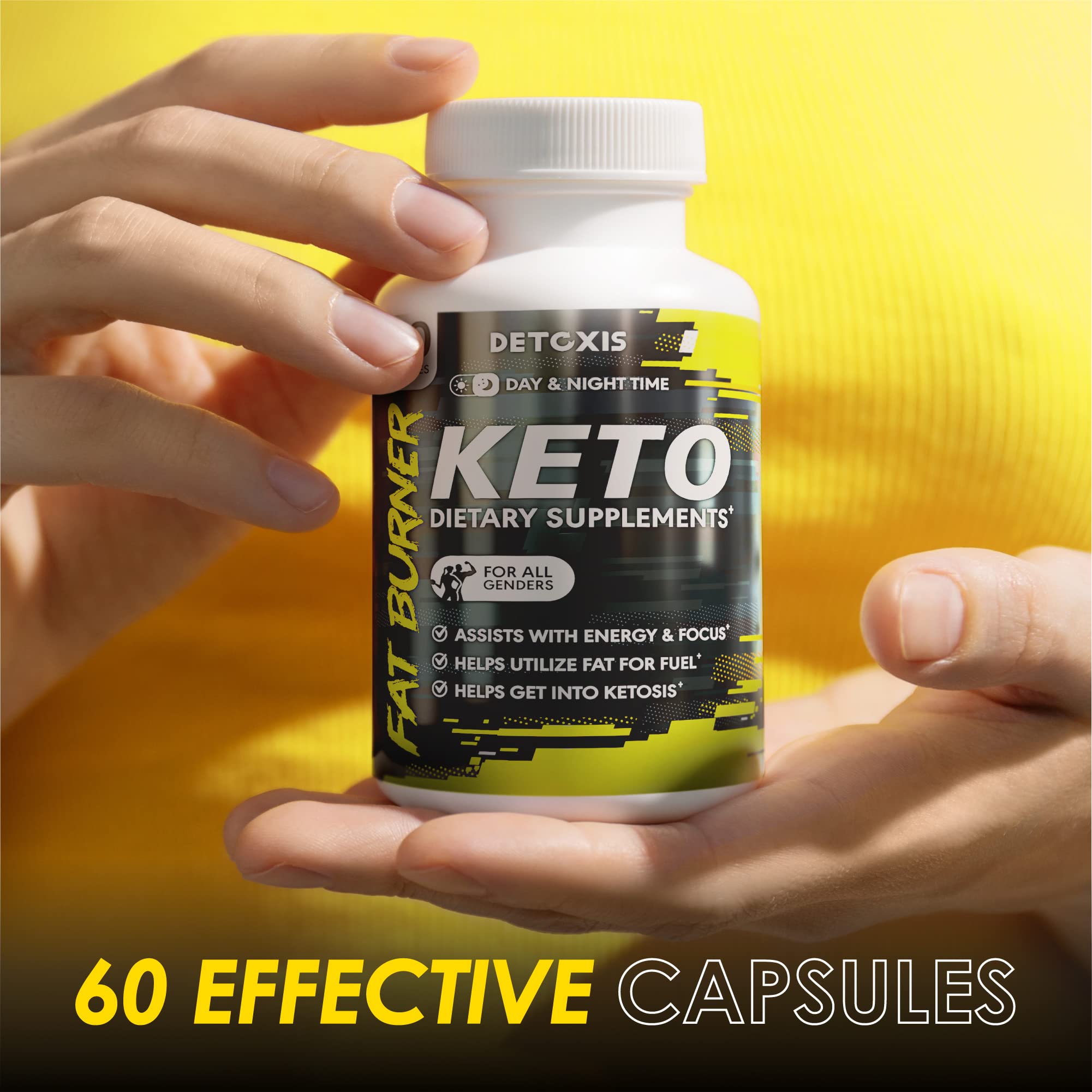 Keto Pills - 60 Ketogenic Diet Support Capsules - Keto Weight Management - Increase - AB Mystery