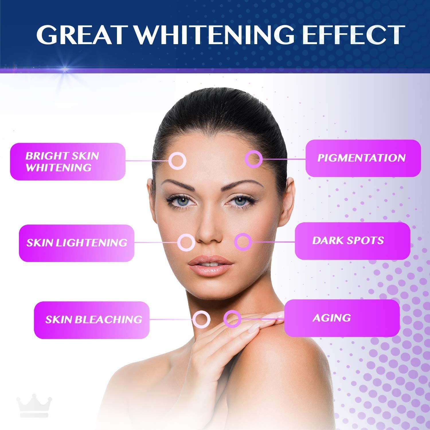 Glutathione Whitening Pills - 180 Capsules 2000mg Glutathione - Effective Skin Lightening - AB Mystery