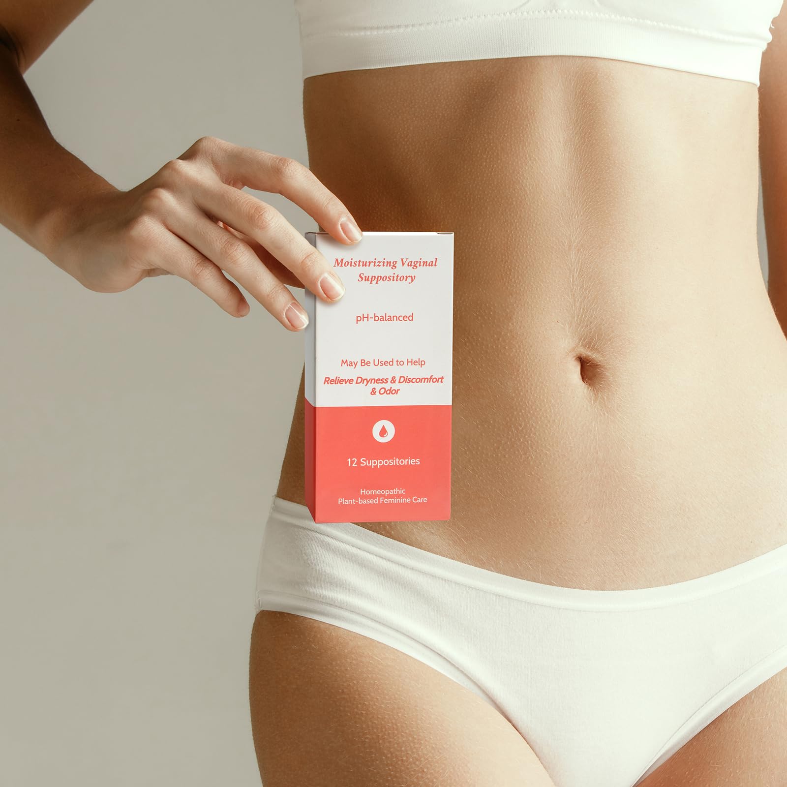 Vaginal Moisturizing Suppositories for Lasting Hydration & Comfort | Balances pH, Soothes Dryness - AB Mystery